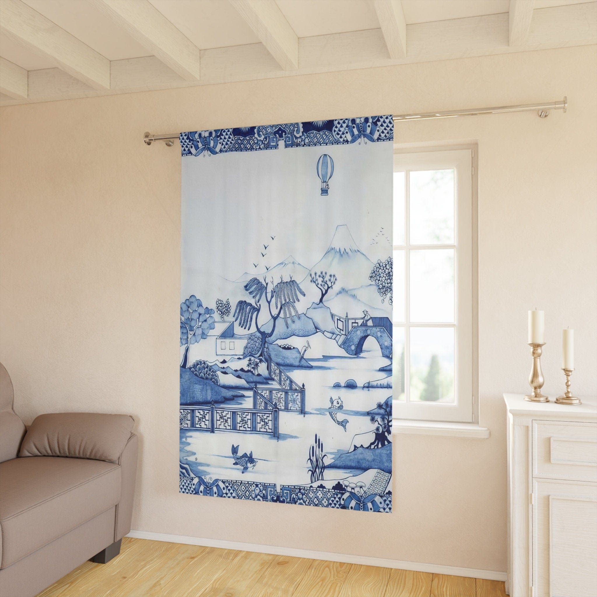 Kate McEnroe New York Chinoiserie Blue Willow