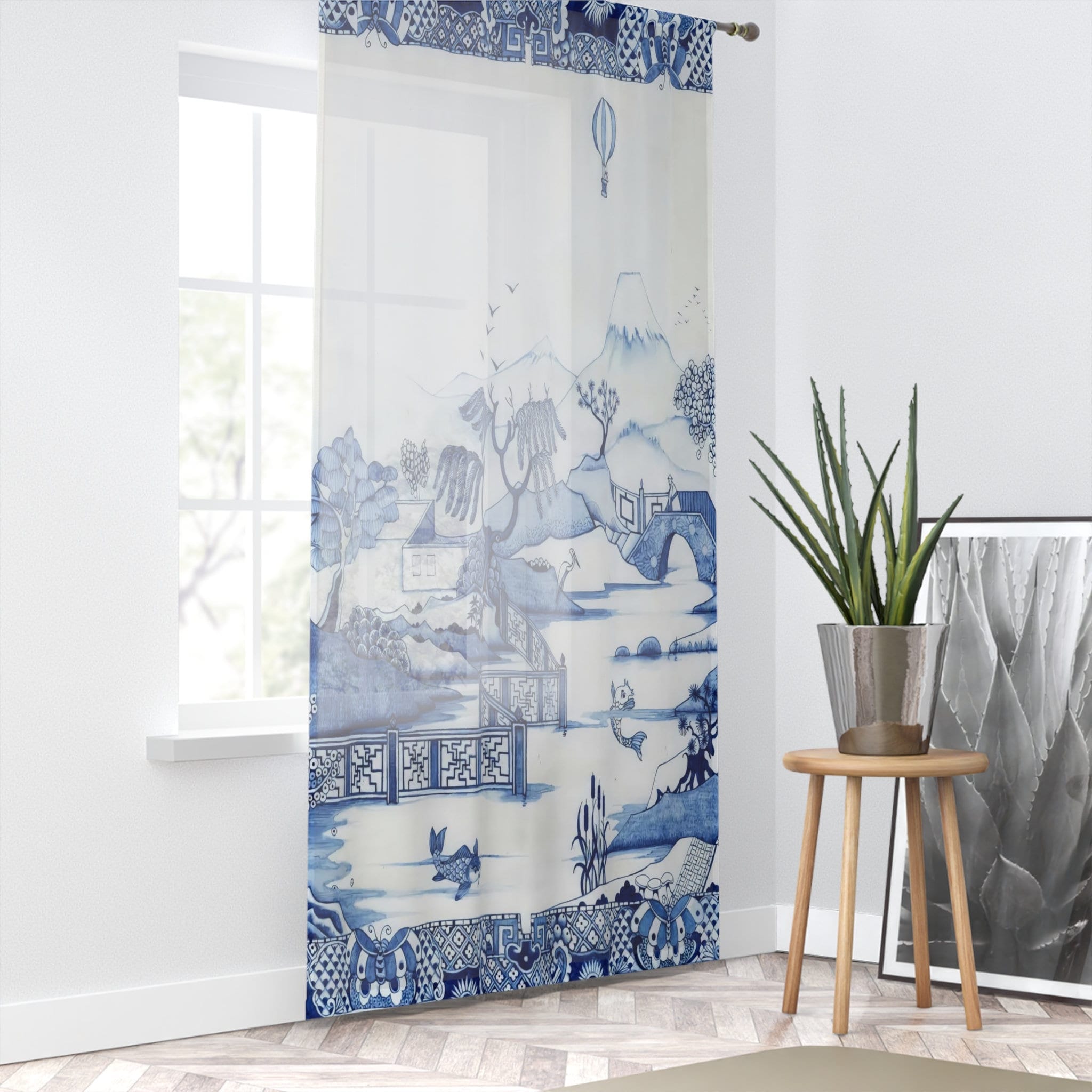 Kate McEnroe New York Chinoiserie Blue Willow