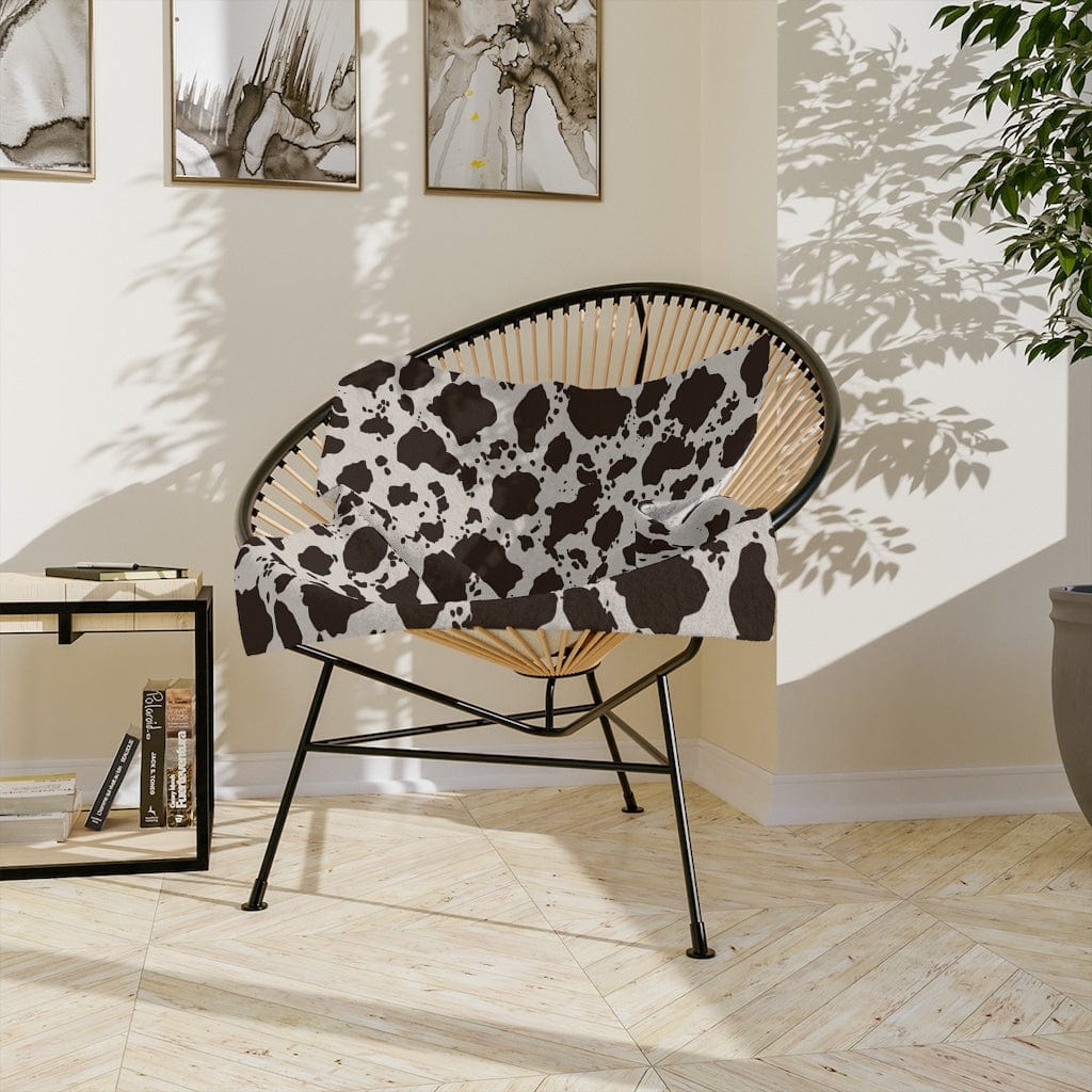 Kate McEnroe New York Cowhide Country Western Velveteen Minky BlanketBlankets29736266628347605380