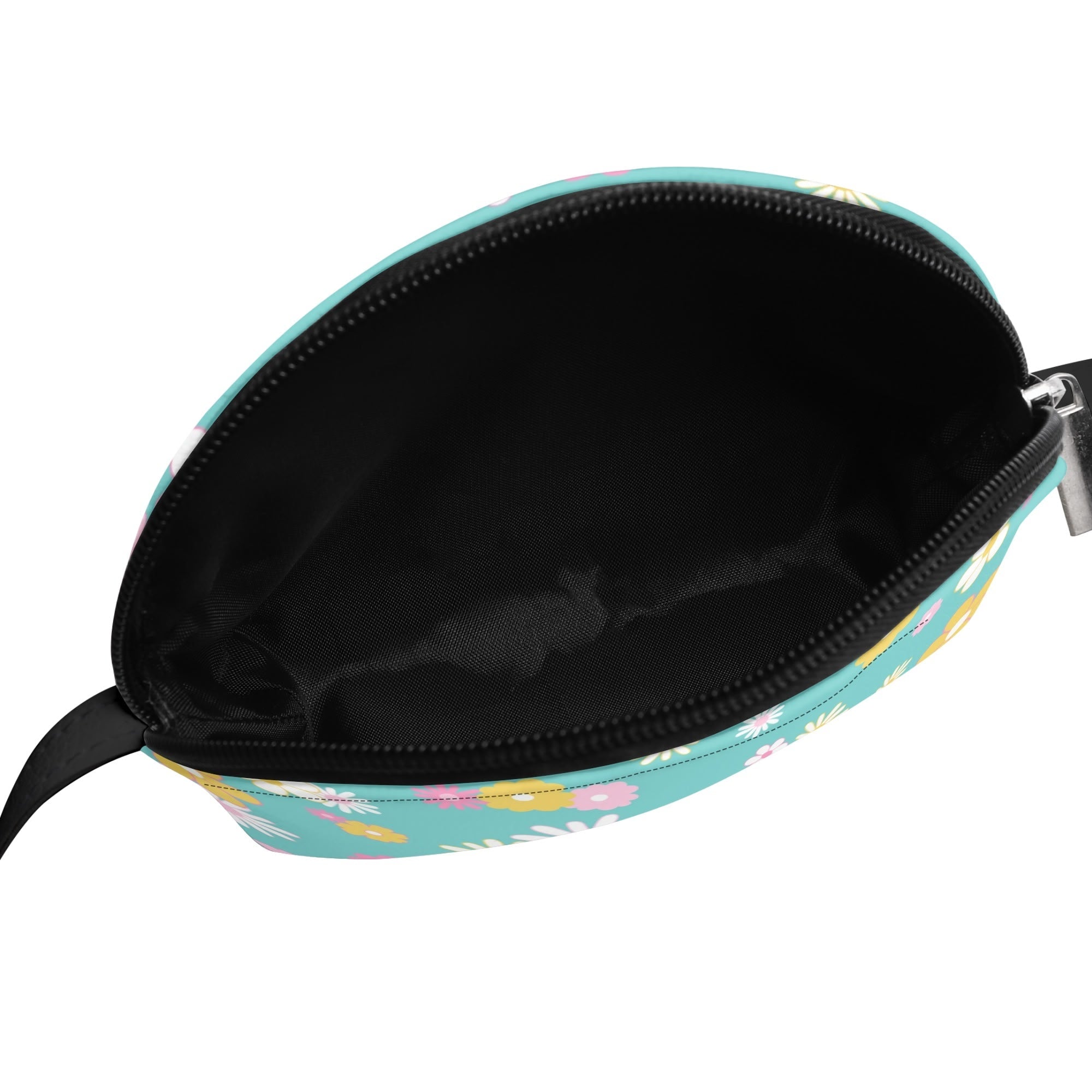 Kate McEnroe New York Daisy Flower Power Mini Purse, Retro Mod 60s Floral Kids Crossbody Bag, Teal Pink Yellow Mid Century HandbagHandbagsW0Z3EM3W - 1