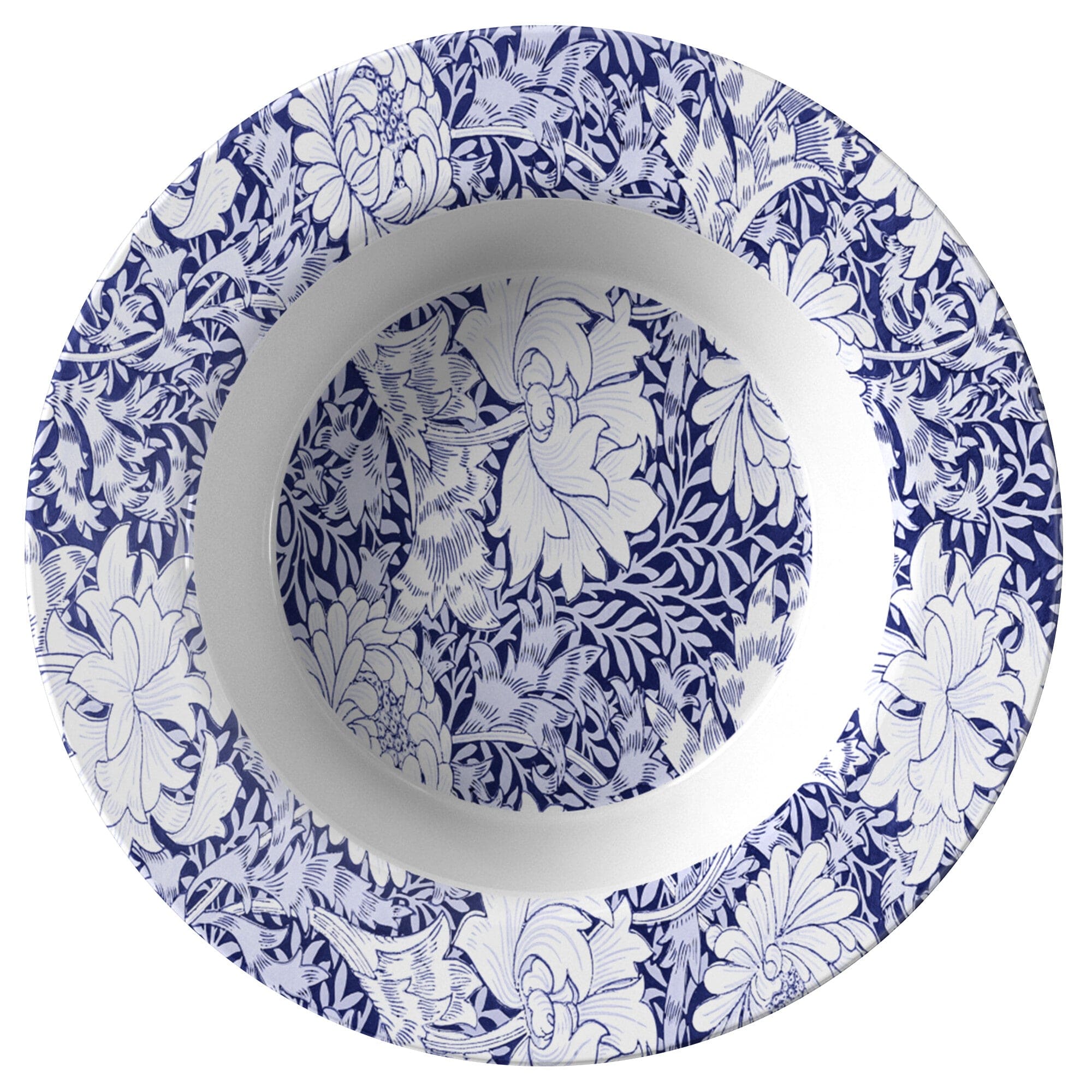 Kate McEnroe New York Floral Thermosaf BowlsBowlsB22 - FLO - BLU - 3