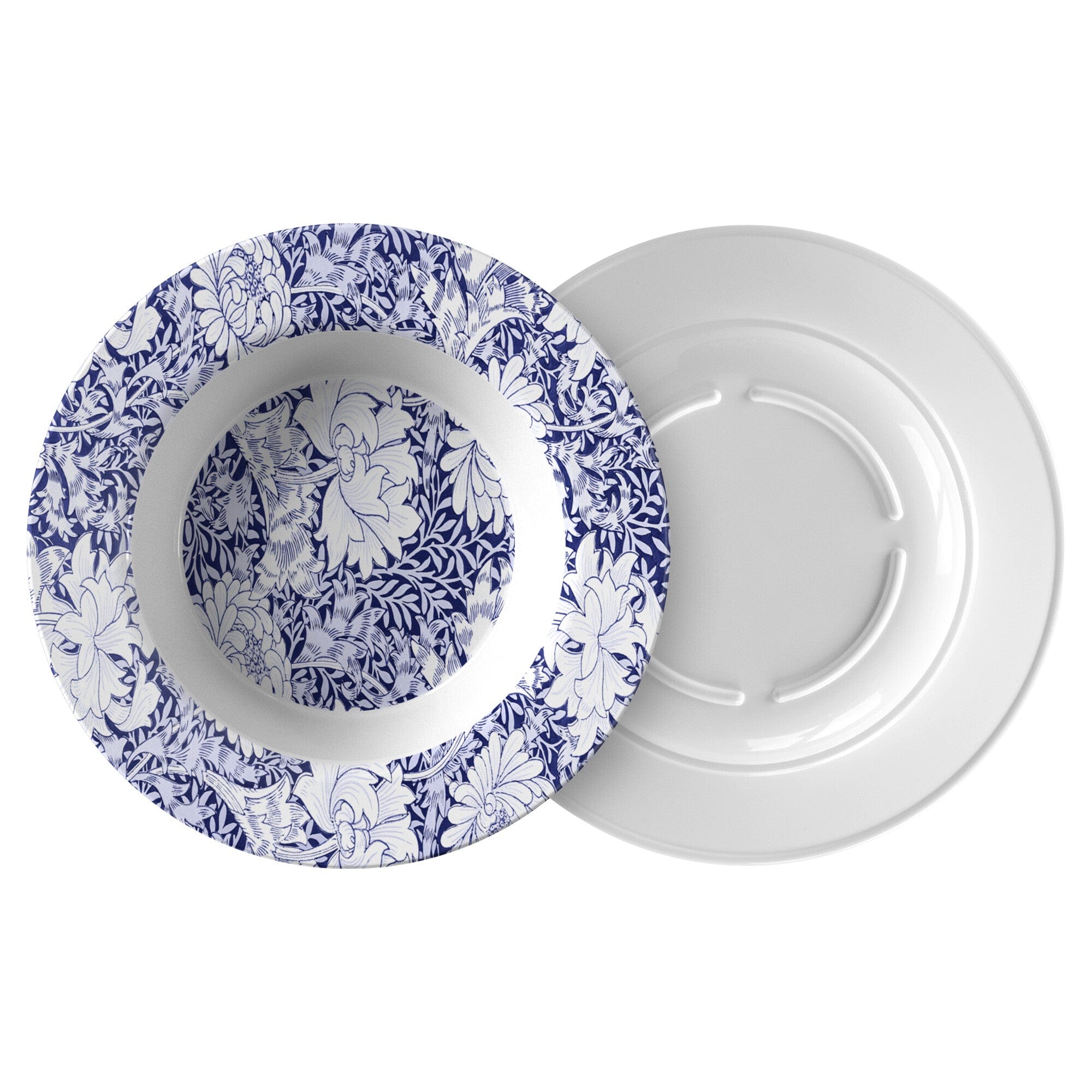 Kate McEnroe New York Floral Thermosaf BowlsBowlsB22 - FLO - BLU - 3