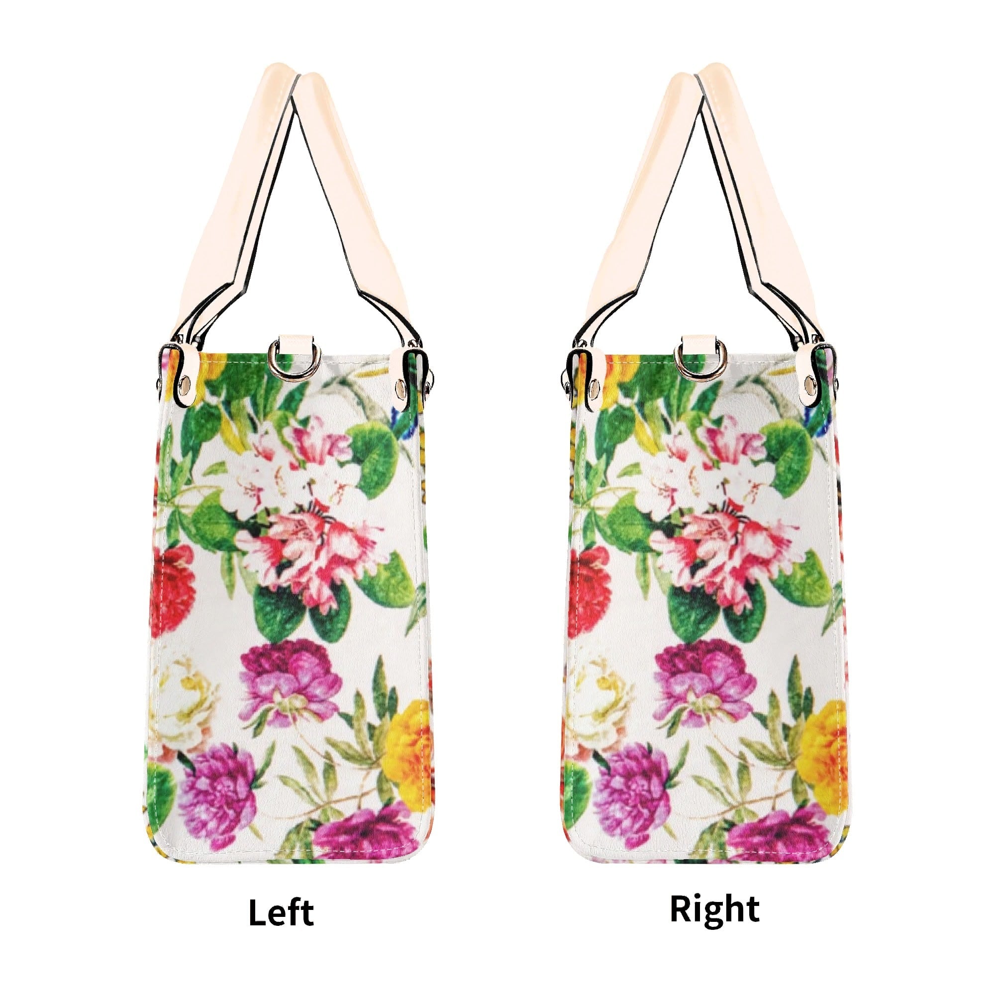 Kate McEnroe New York Floral Top Handle Handbag, Vintage Style Botanical SatchelHandbagsWJ25X9EW-1