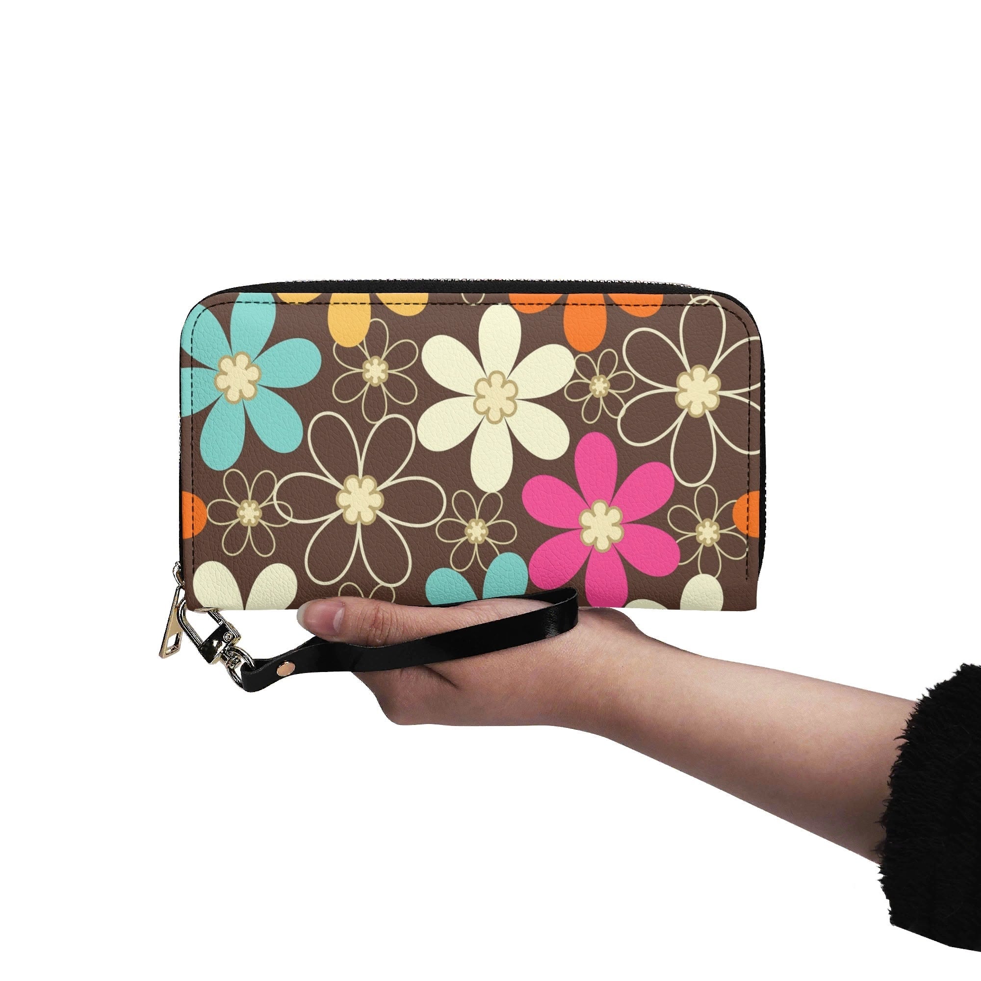 Kate McEnroe New York Flower Power Retro Mod 60s Groovy Daisy MCM WalletWalletsWX106EKW-1