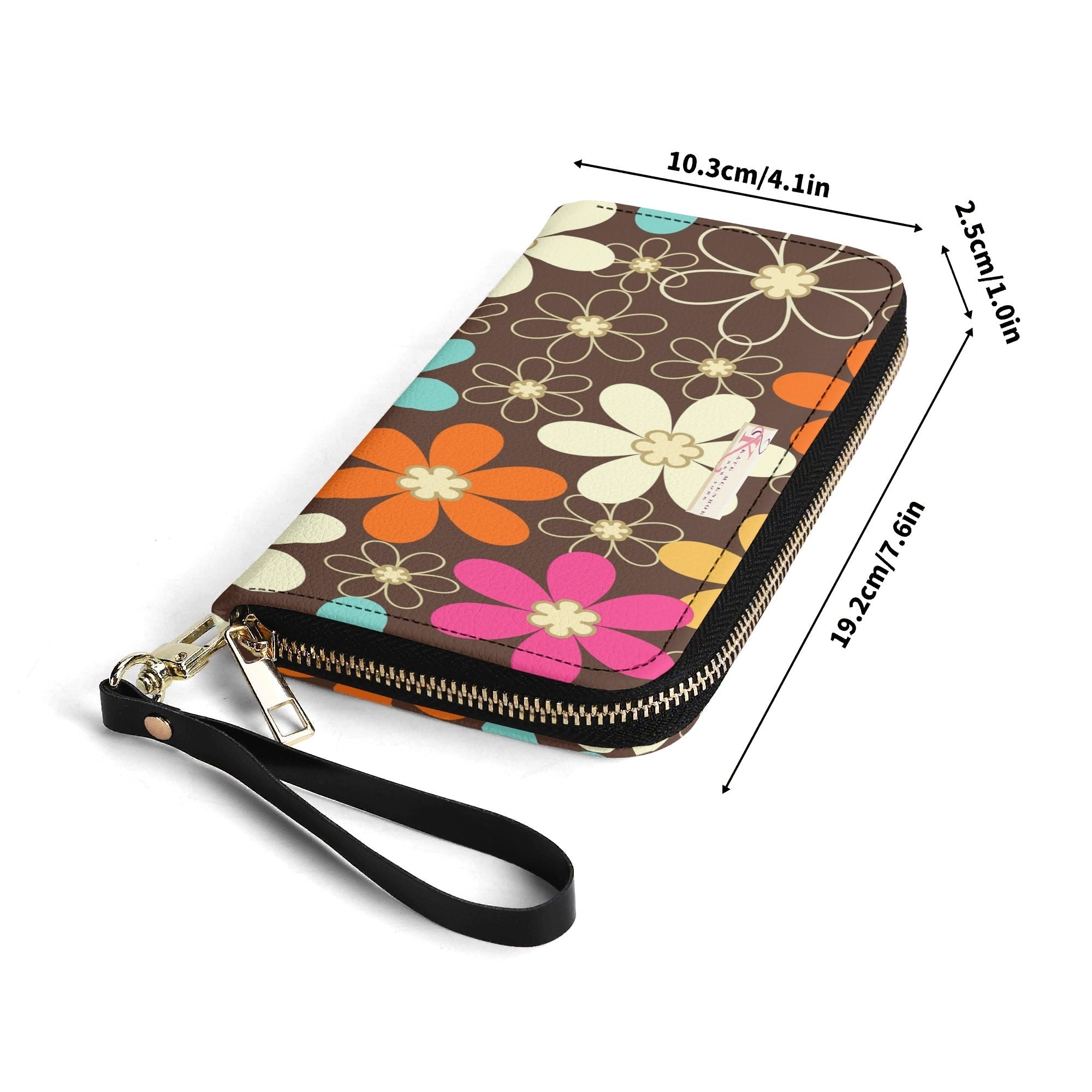 Kate McEnroe New York Flower Power Retro Mod 60s Groovy Daisy MCM WalletWalletsWX106EKW-1