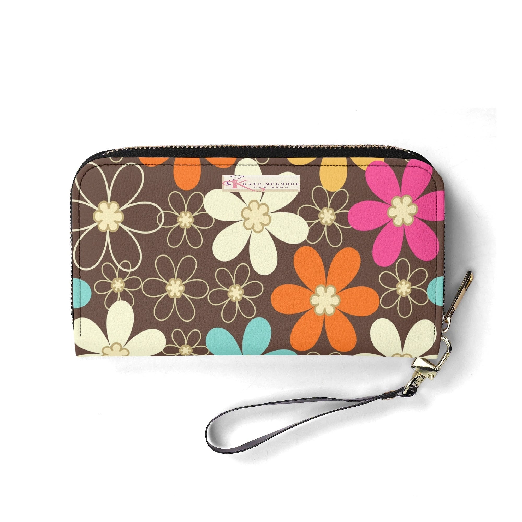 Kate McEnroe New York Flower Power Retro Mod 60s Groovy Daisy MCM WalletWalletsWX106EKW-2