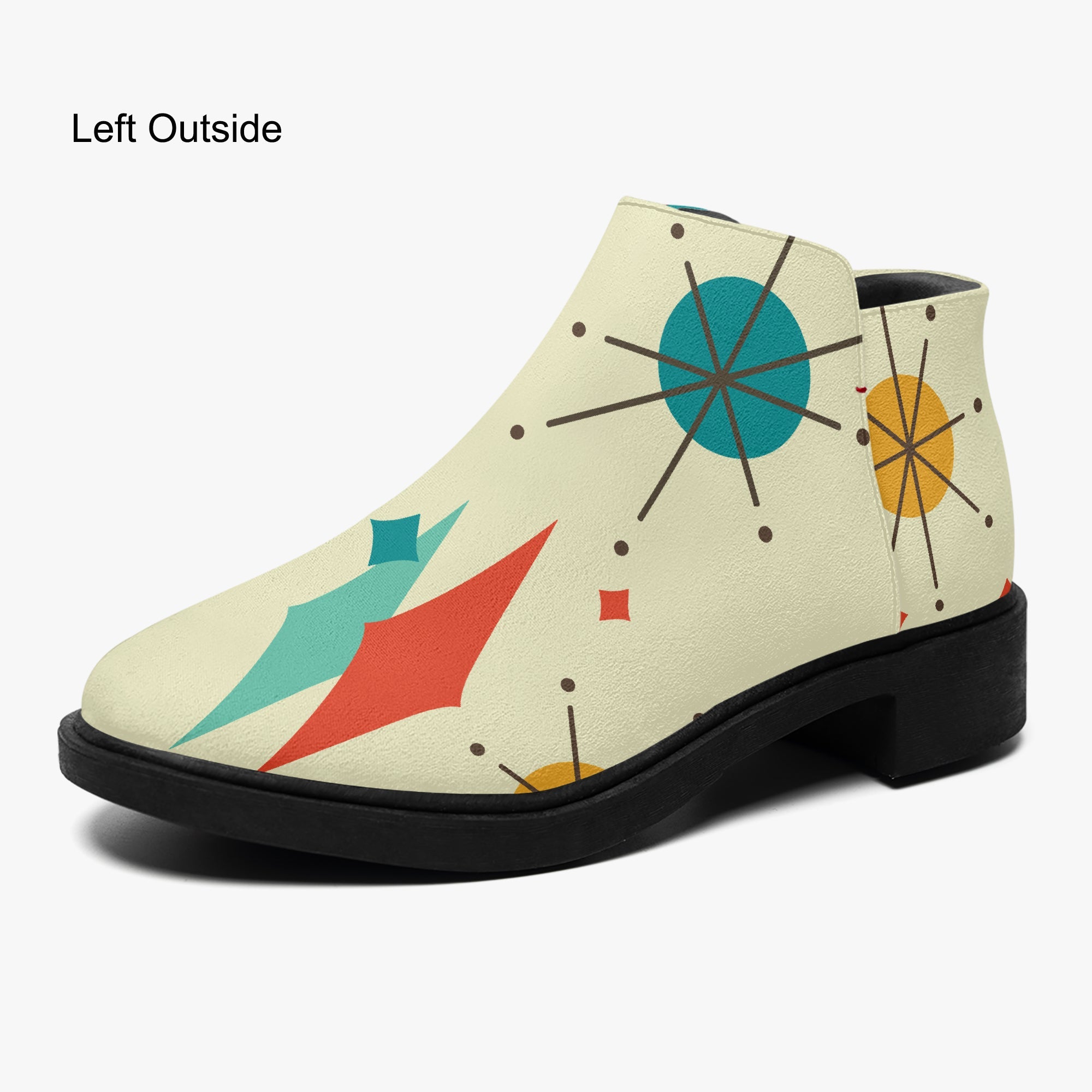 Kate McEnroe New York Franciscan Diamond Starburst Boots Mid Century Modern Ankle BootiesAnkle Boots018skuma_001