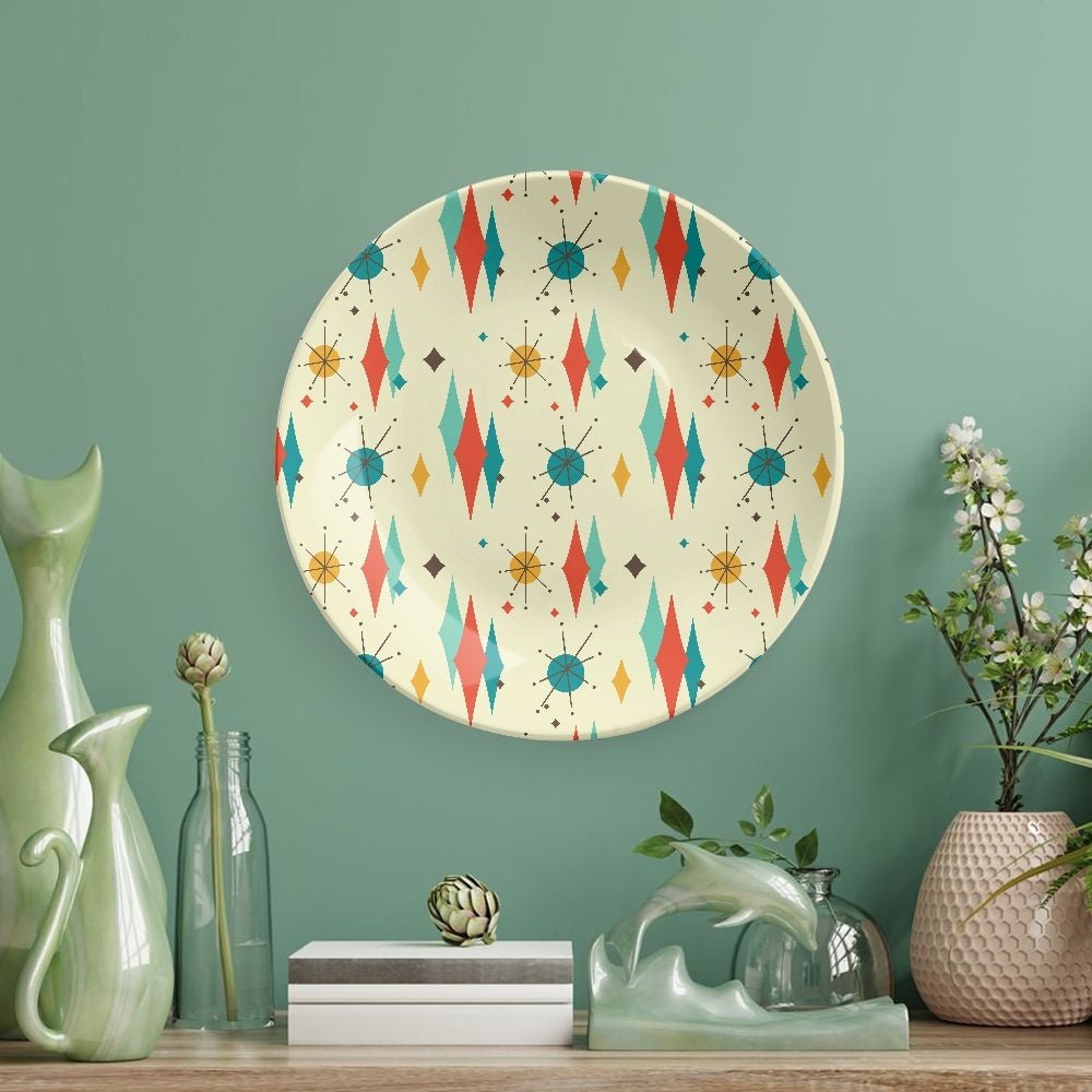 Kate McEnroe New York Franciscan Diamond Starburst Decorative Wall PlateDecorative Platesdtgeoqg2_001