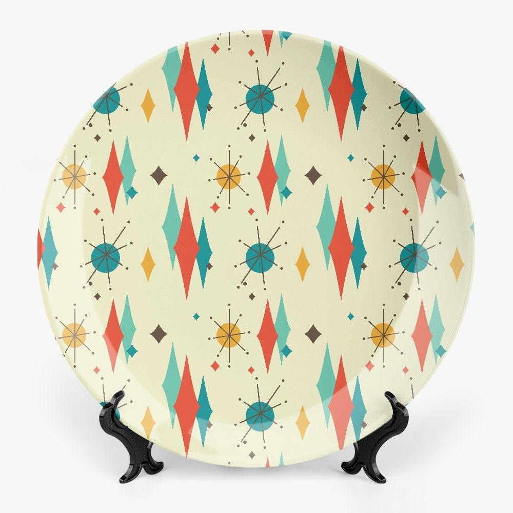 Kate McEnroe New York Franciscan Diamond Starburst Decorative Wall PlateDecorative Platesdtgeoqg2_001