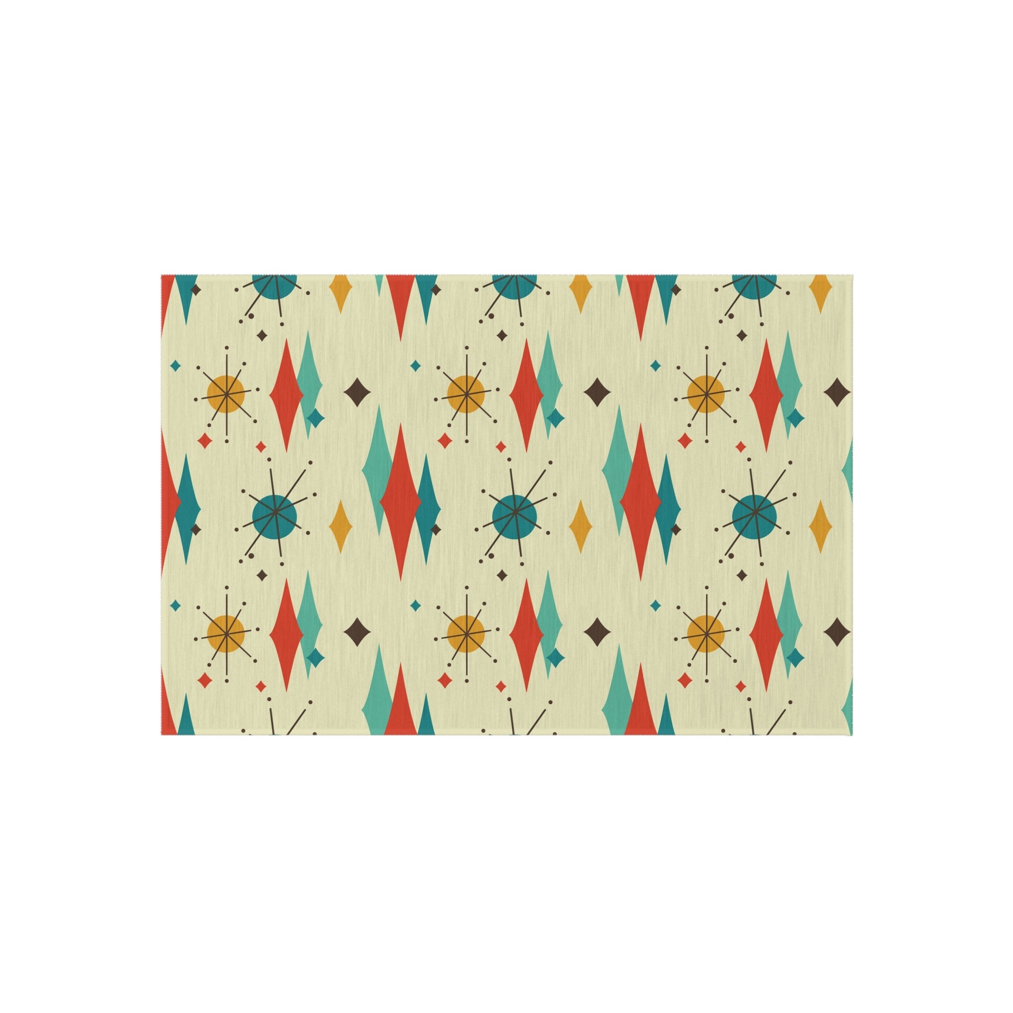 Kate McEnroe New York Franciscan Starburst Diamond Indoor Outdoor Rug, Retro Mid Century Modern Geometric Area RugRugs11006200538994858399