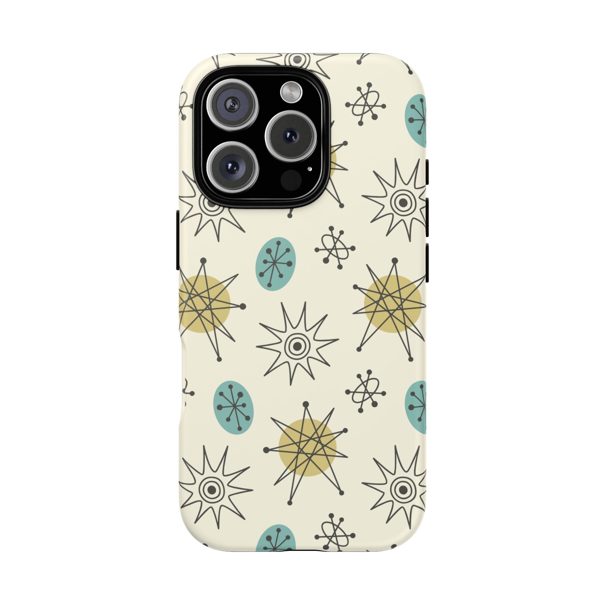 Kate McEnroe New York Franciscan Starburst Retro iPhone Case, Mid Century Modern Protective Phone CoverPhone Cases26621011864377418816