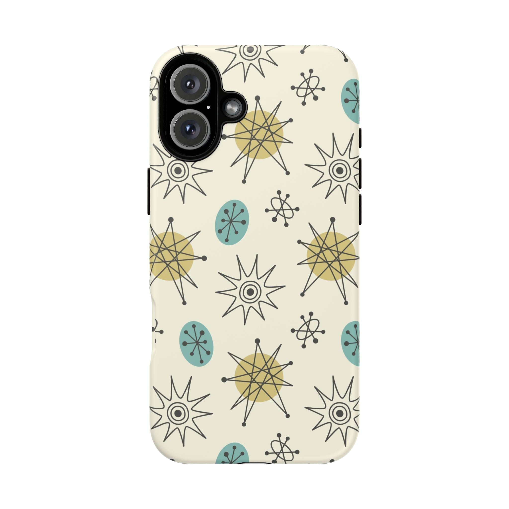 Kate McEnroe New York Franciscan Starburst Retro iPhone Case, Mid Century Modern Protective Phone CoverPhone Cases51706496948858816469