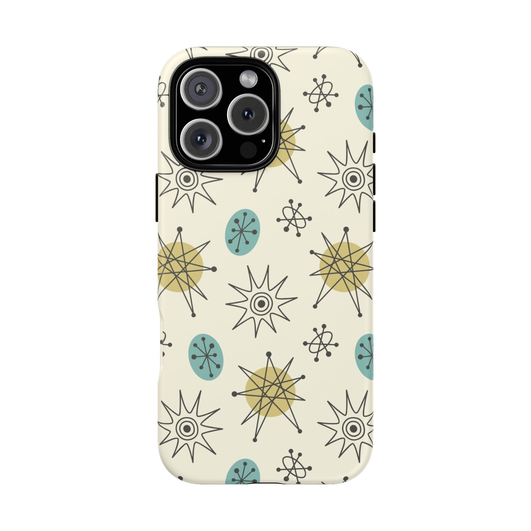 Kate McEnroe New York Franciscan Starburst Retro iPhone Case, Mid Century Modern Protective Phone CoverPhone Cases52605599350972136639