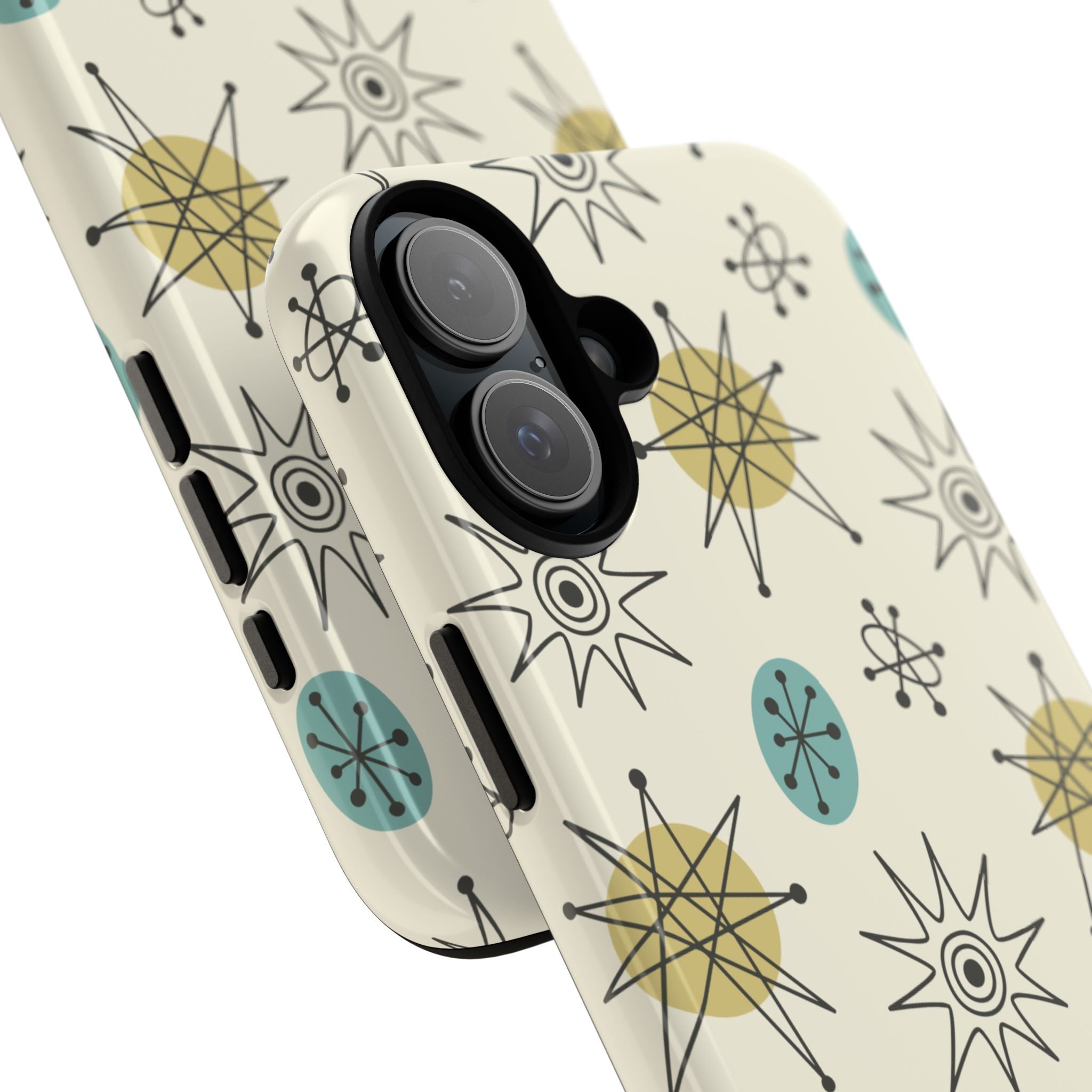 Kate McEnroe New York Franciscan Starburst Retro iPhone Case, Mid Century Modern Protective Phone CoverPhone Cases52605599350972136639