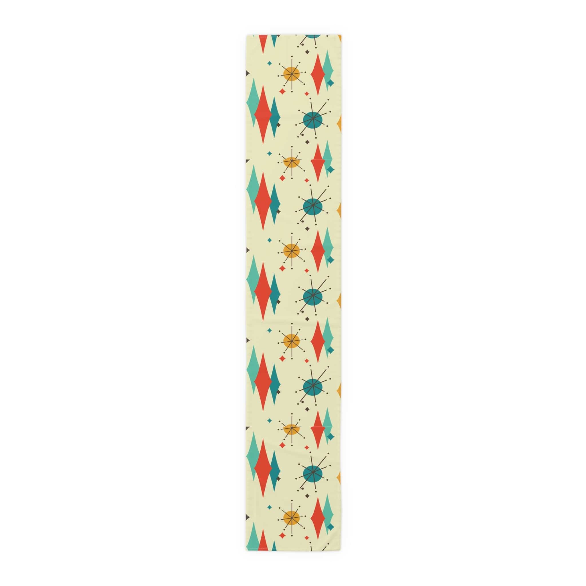 Kate McEnroe New York Franciscan Starburst Retro Mid Century Modern Table RunnerTable Runners24940045959483380355