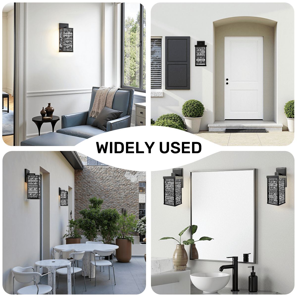 Kate McEnroe New York Greek Key Meander Wall SconceOutdoor Wall Lights1aB5oSPCbA