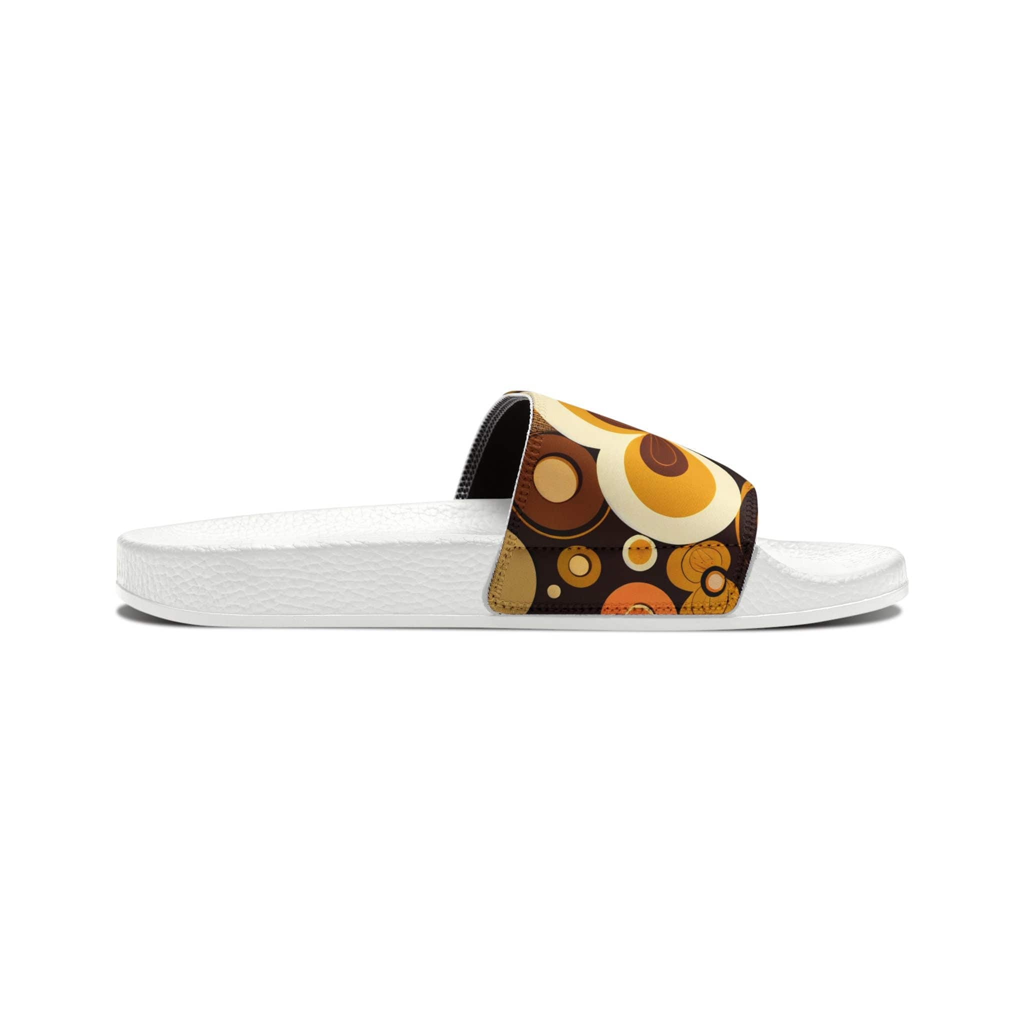 Kate McEnroe New York Groovy 60s MCM Retro Hippie Mid Mod Flower Power Slide Sandals, Perfect Holiday Stocking Stuffer - 125581523Sandals24856975079617231602