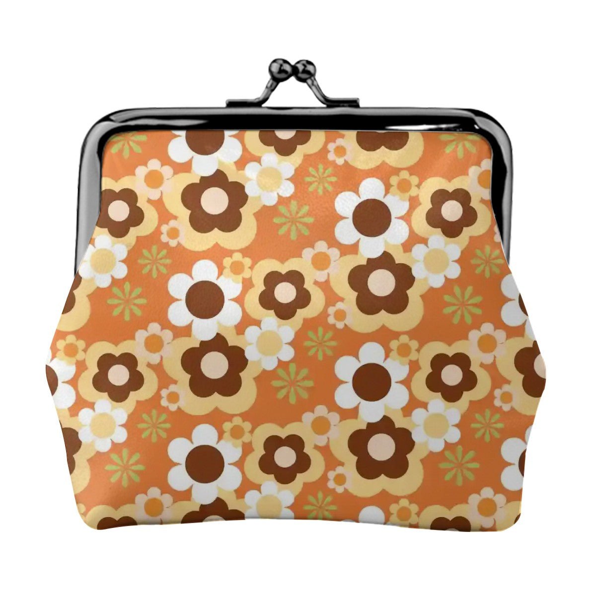 Kate McEnroe New York Groovy 70s Flower Power Retro Daisy Kiss Lock Clasp Coin PurseCoin PursesEH6MZHIIx1