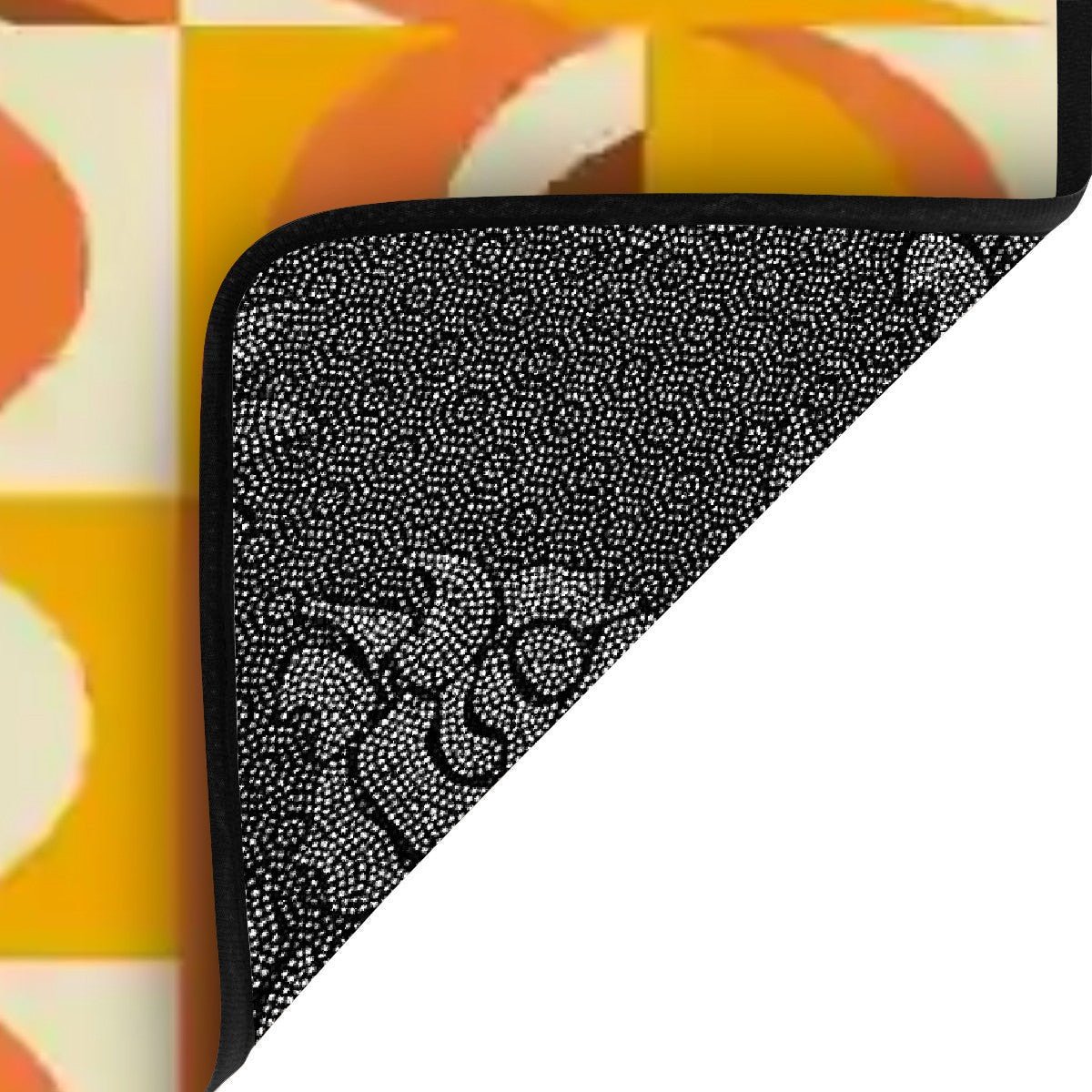 Kate McEnroe New York Groovy 70s Geometric Stair Treads, Retro Orange Brown Non Slip Step MatStair Treadsx65gZfQKiv