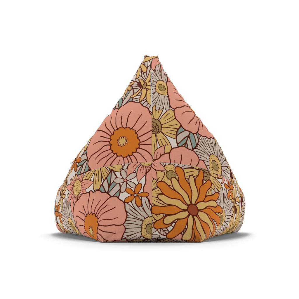Kate McEnroe New York Groovy Floral Bean Bag Chair CoverBean Bag Chair Covers64265735609043214239