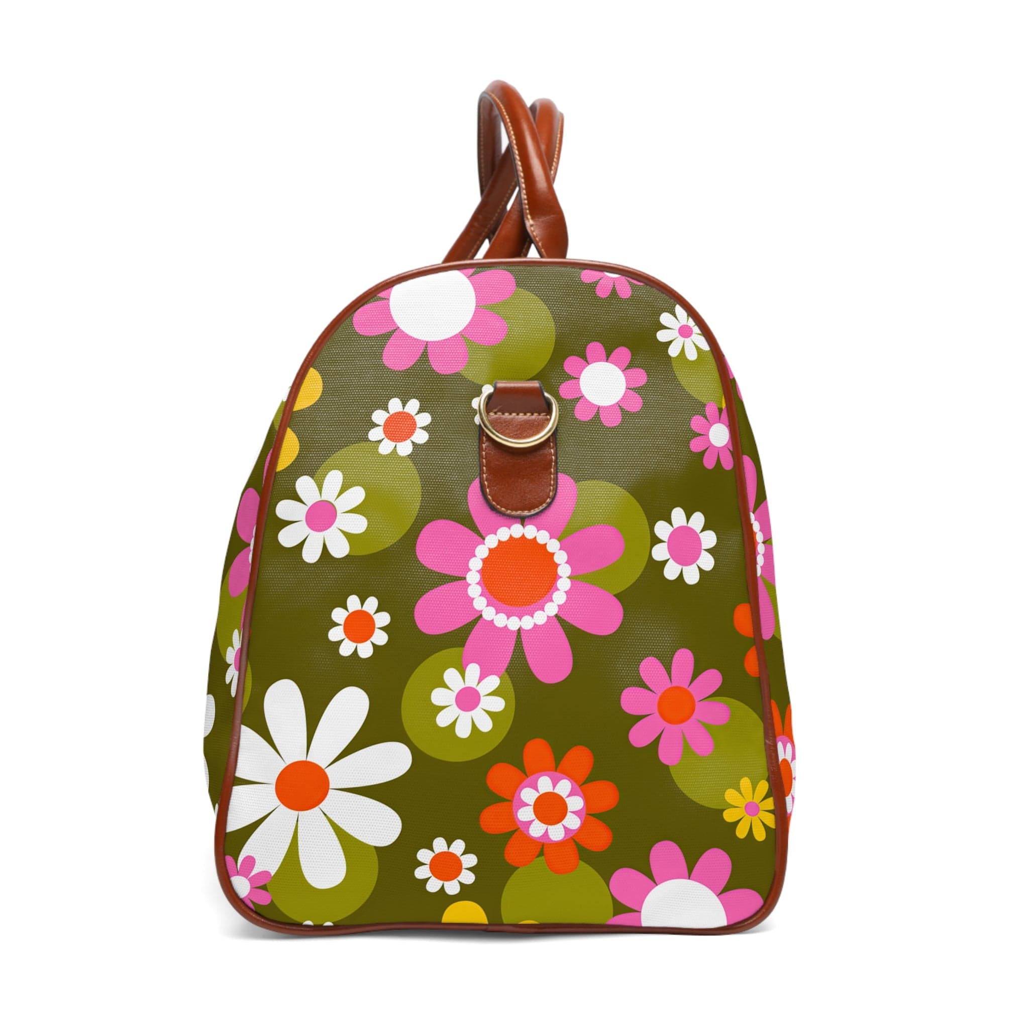 Kate McEnroe New York Groovy Hippie Daisy Flower Power Travel BagDuffel BagsDG1511781DXH2124D