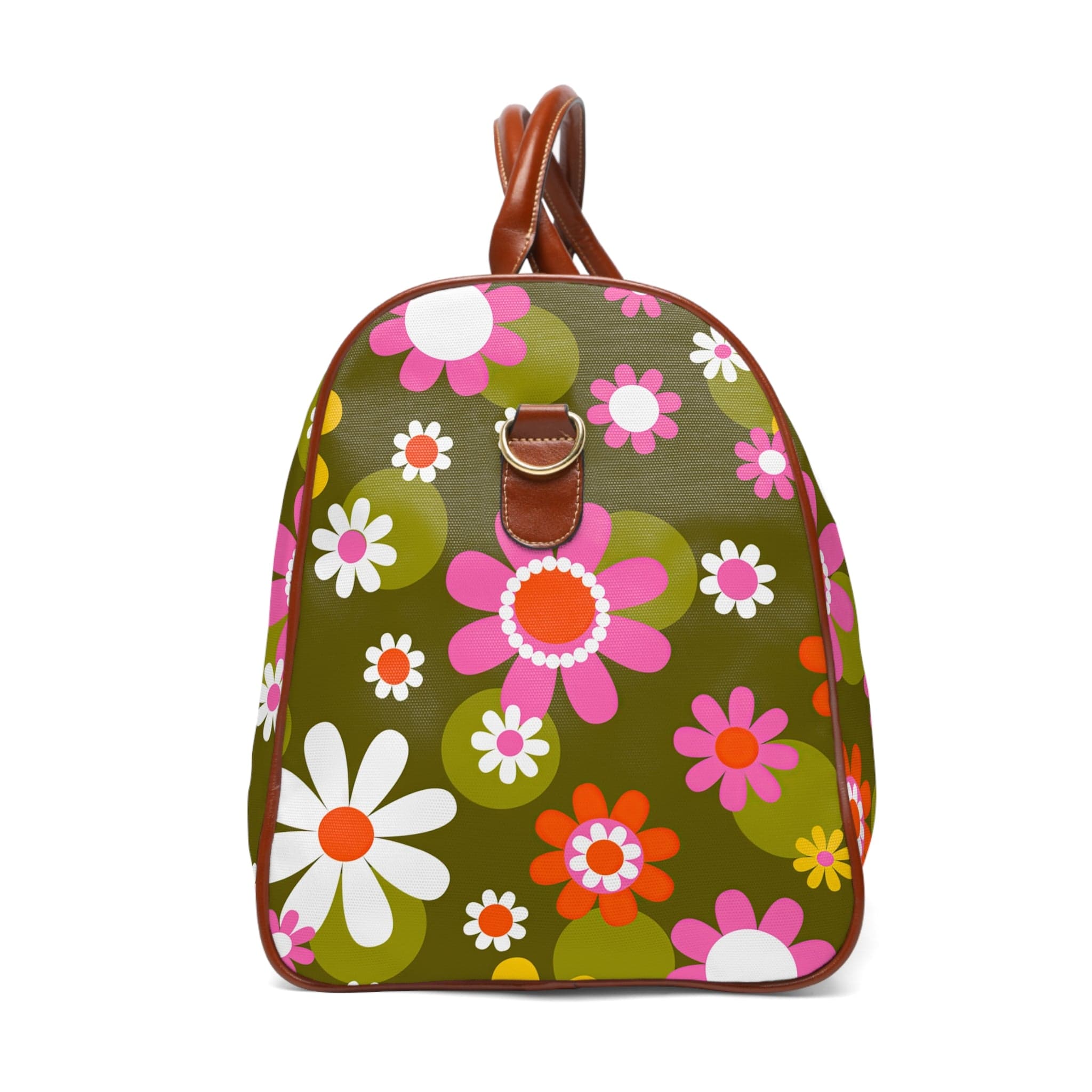 Kate McEnroe New York Groovy Hippie Daisy Flower Power Travel BagDuffel BagsDG1511781DXH2124D