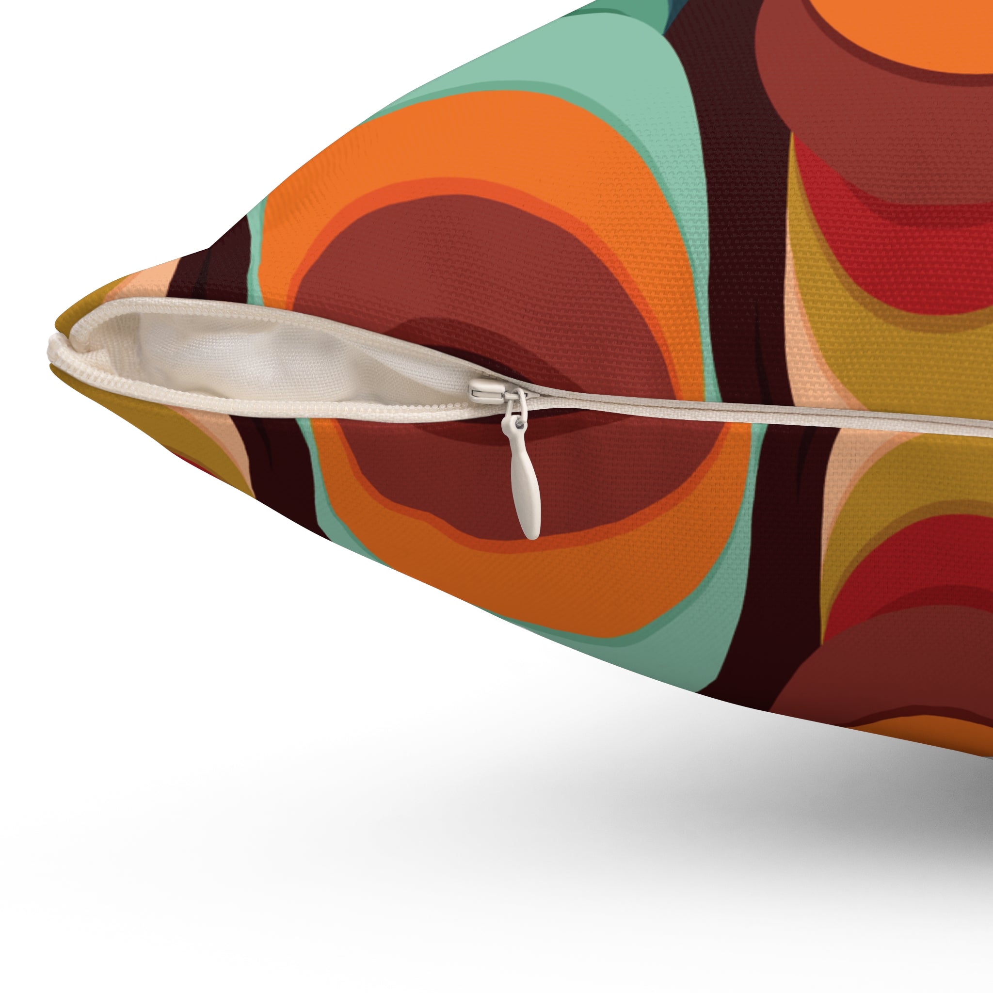 Kate McEnroe New York Groovy Mod Psychedelic Throw Pillow, 70s Retro Mid Century Modern AccentThrow Pillows15010559351971339543