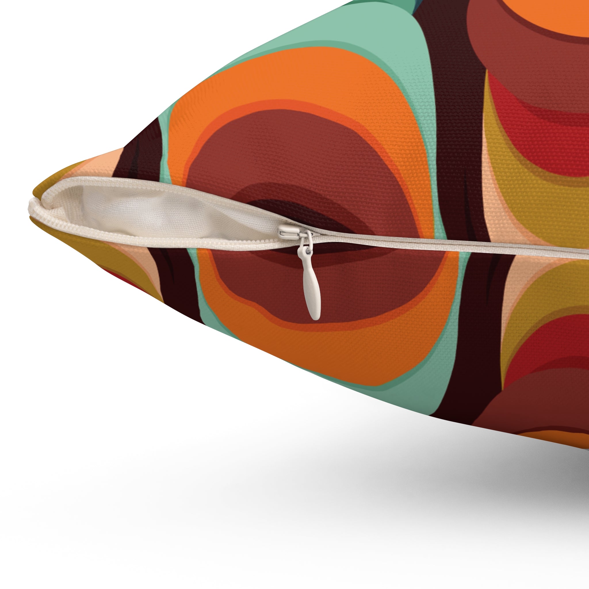 Kate McEnroe New York Groovy Mod Psychedelic Throw Pillow, 70s Retro Mid Century Modern AccentThrow Pillows15010559351971339543