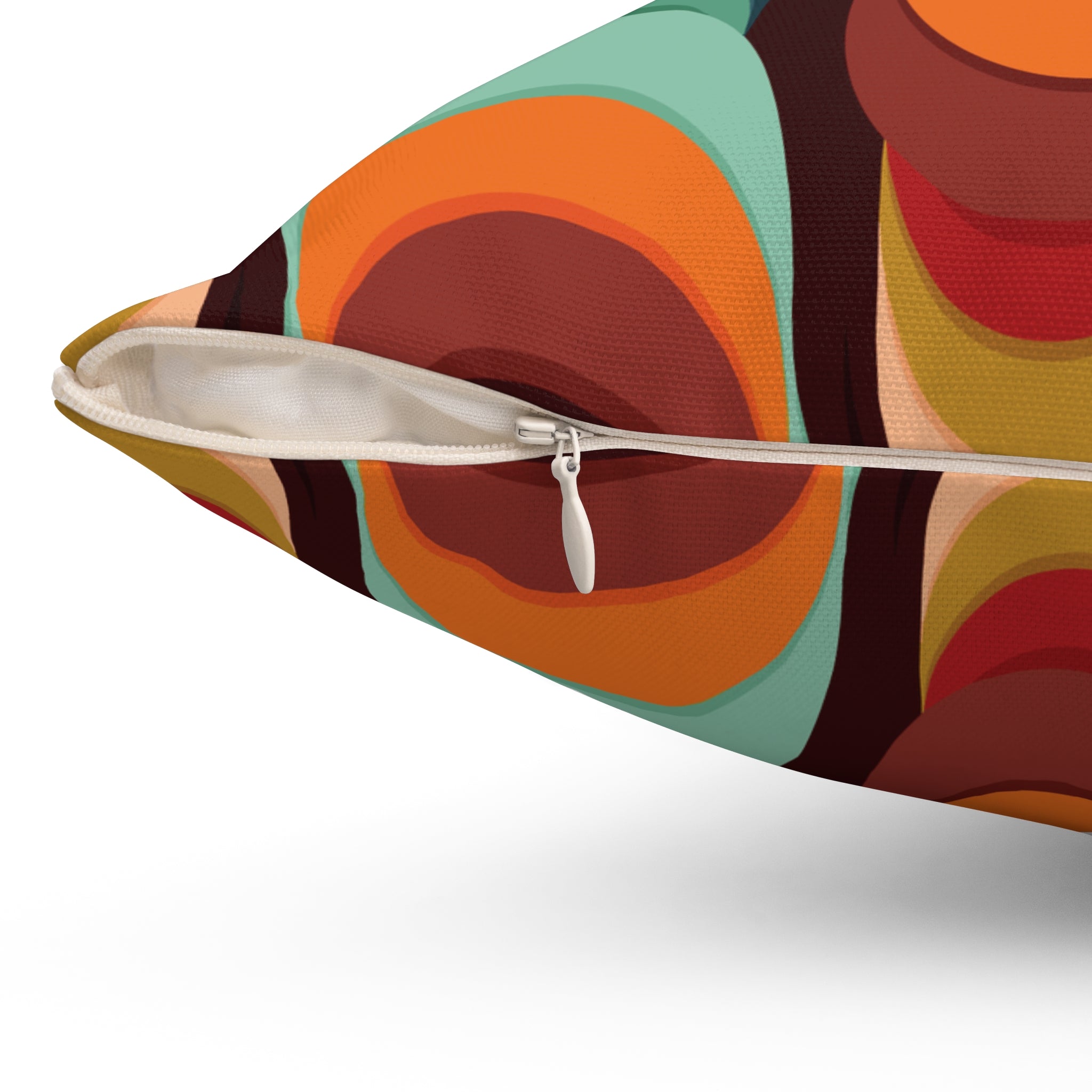 Kate McEnroe New York Groovy Mod Psychedelic Throw Pillow, 70s Retro Mid Century Modern AccentThrow Pillows15010559351971339543