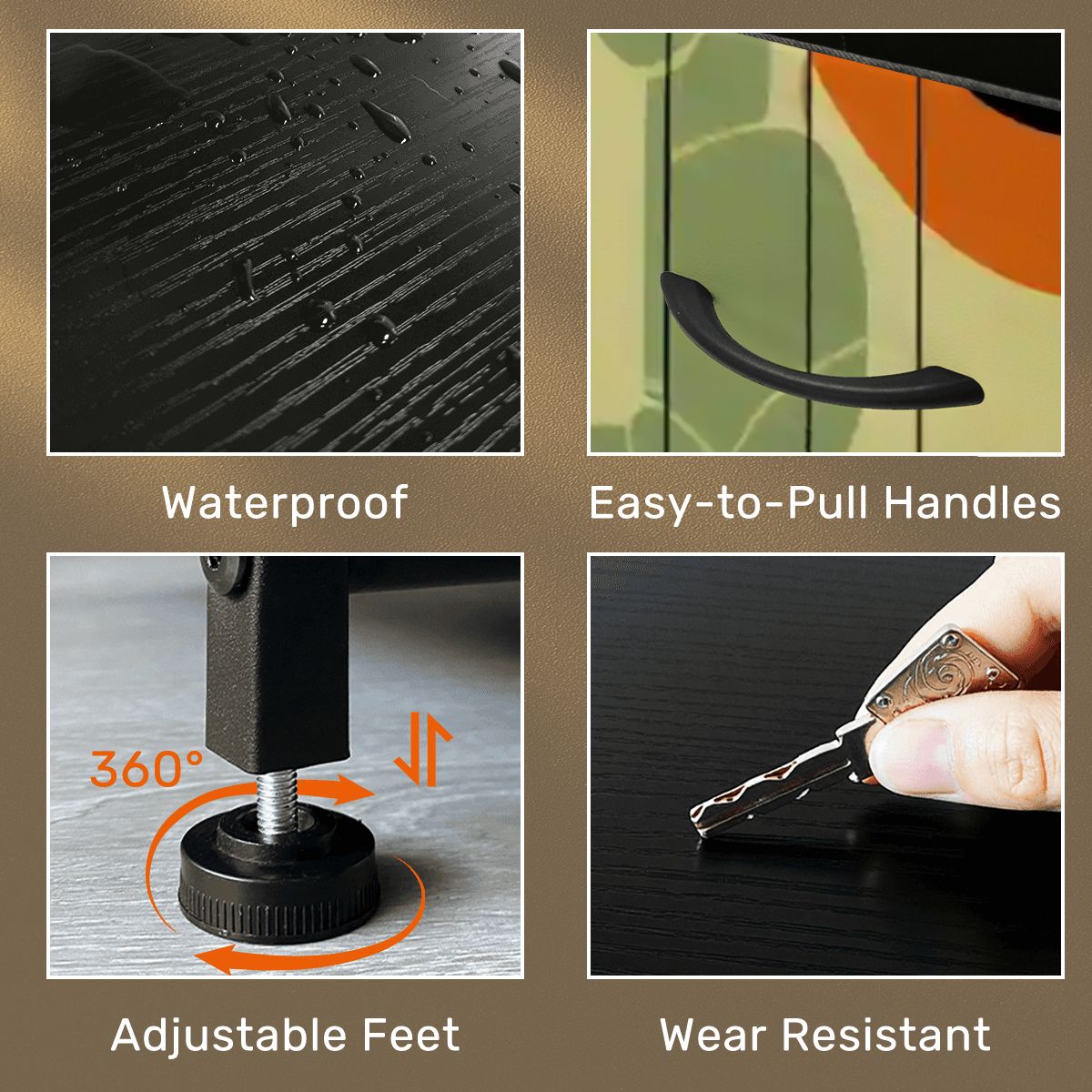 Kate McEnroe New York Groovy Retro 1950s Kitsch 4 Drawer DresserDressersVqIZfH0Ubj