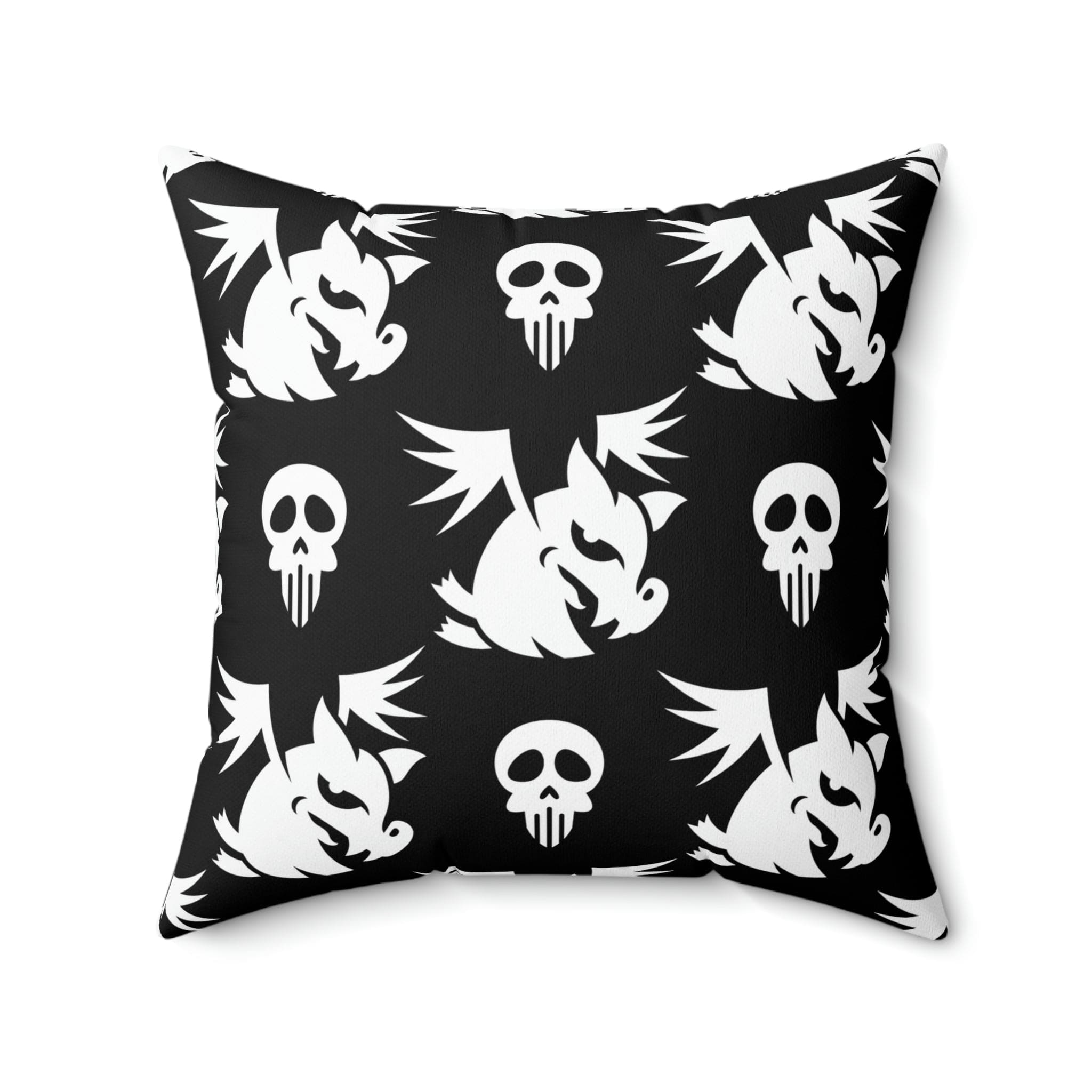 Kate McEnroe New York Halloween Bat And Skull Pillow CaseThrow Pillow Covers3549431870