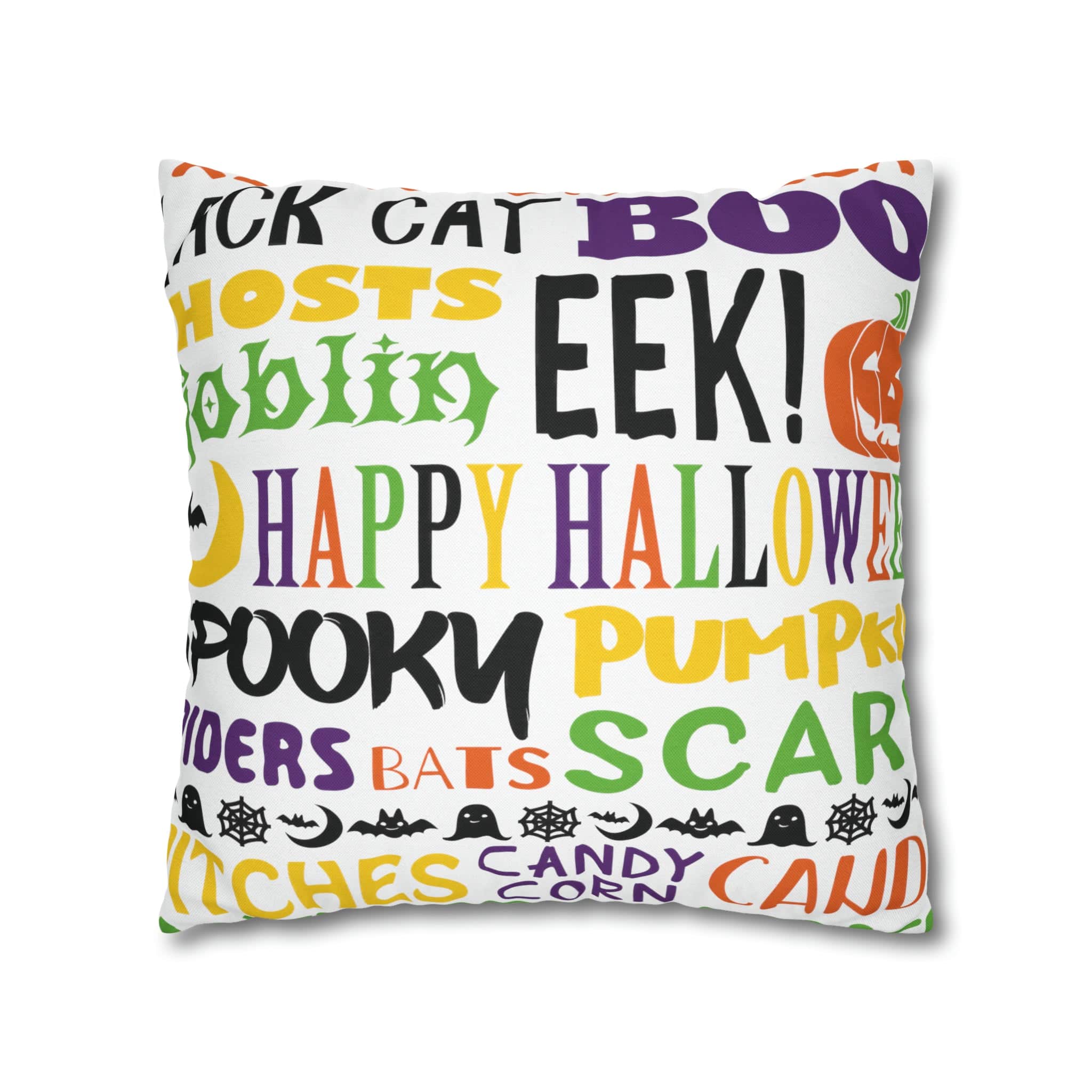 Kate McEnroe New York Halloween Throw Pillow Cover, Trick or Treat, Spooky Witches Haunted House Accent Pillow, Country Farmhouse Home Decor GiftThrow Pillow Covers46724660616554989546