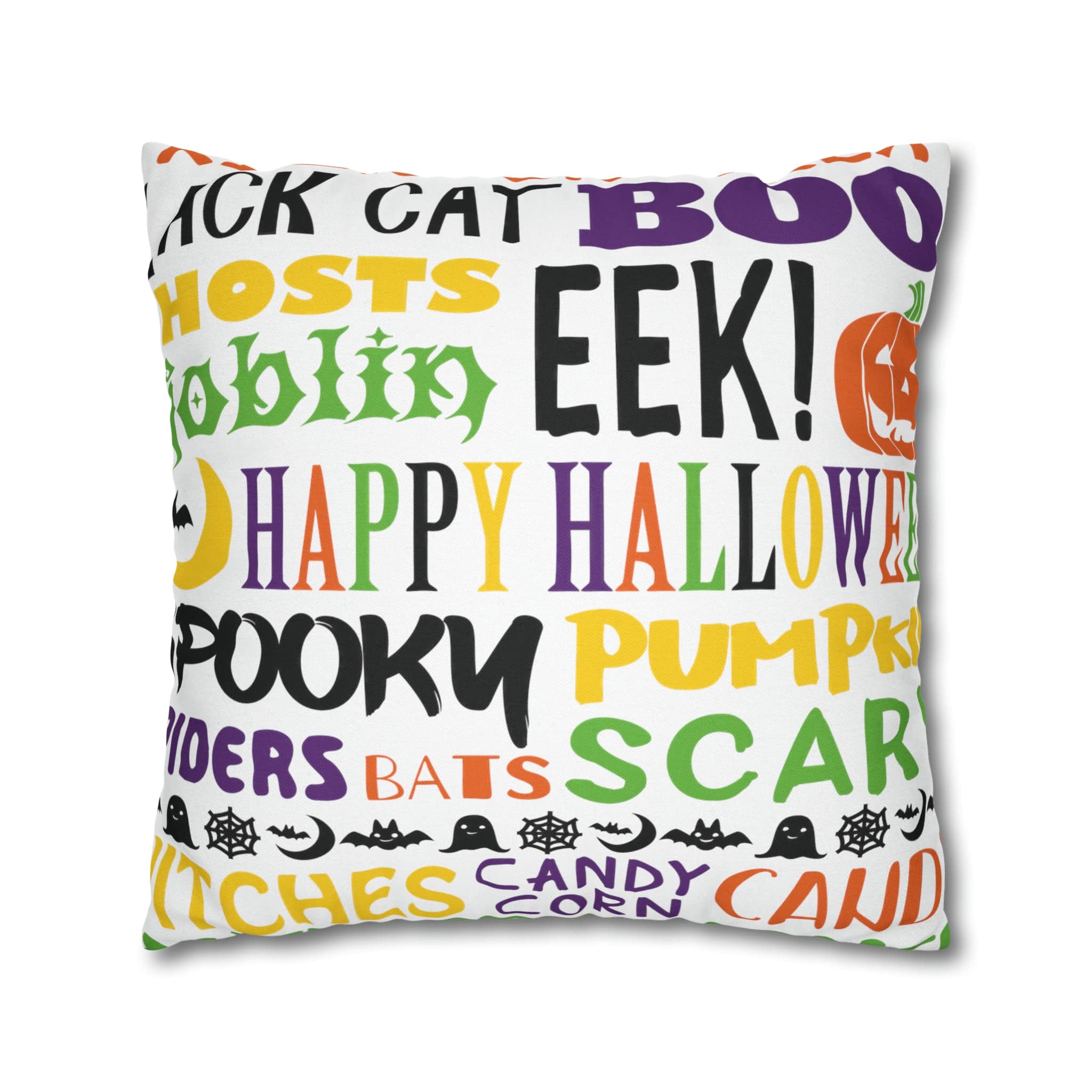Kate McEnroe New York Halloween Throw Pillow Cover, Trick or Treat, Spooky Witches Haunted House Accent Pillow, Country Farmhouse Home Decor GiftThrow Pillow Covers46724660616554989546