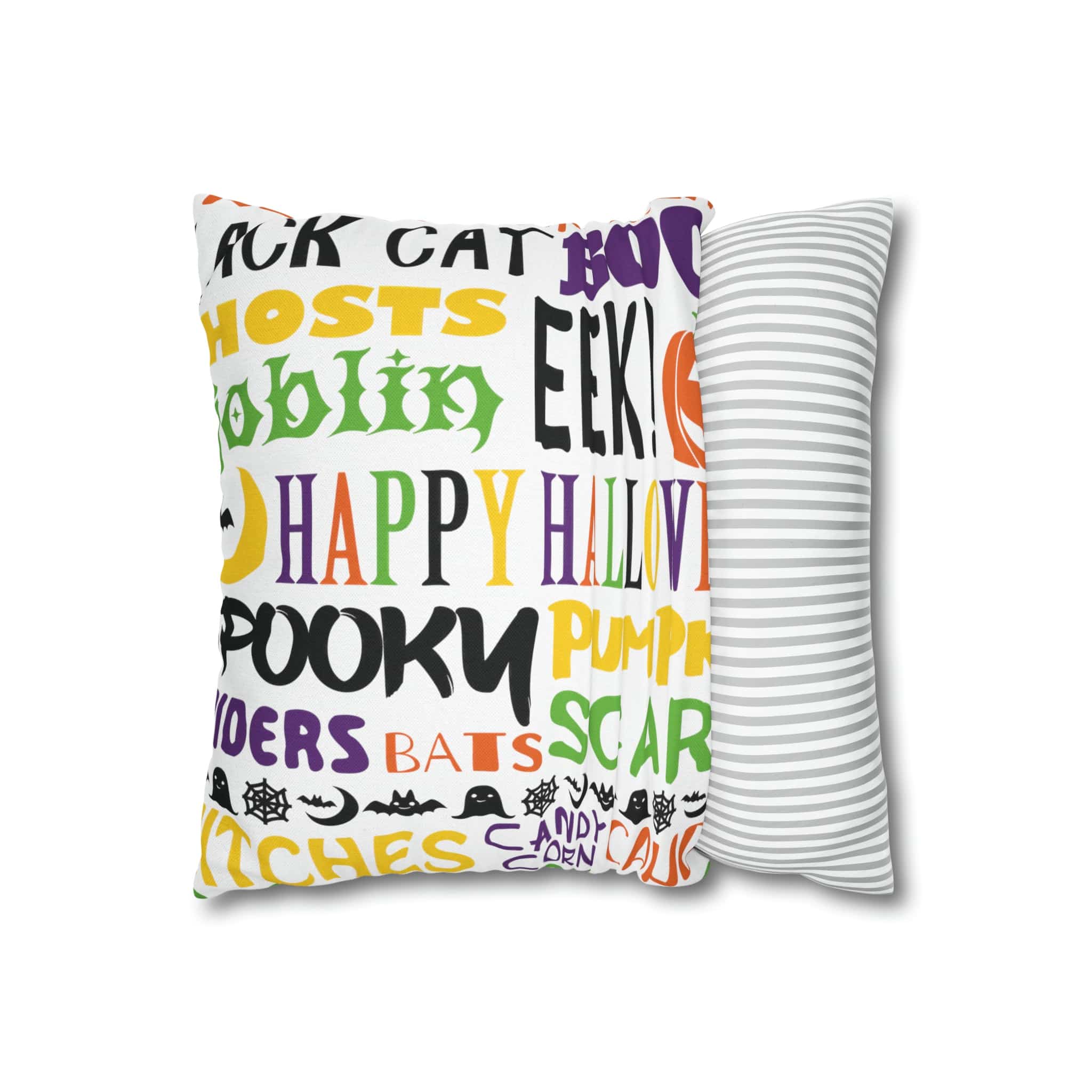 Kate McEnroe New York Halloween Throw Pillow Cover, Trick or Treat, Spooky Witches Haunted House Accent Pillow, Country Farmhouse Home Decor GiftThrow Pillow Covers46724660616554989546