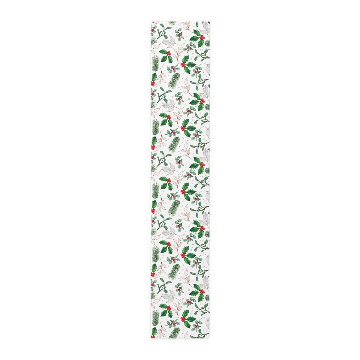 Kate McEnroe New York Holiday Table Runner, Christmas Table Runner, Evergreen and Holly Berries Table Linens, Farmhouse Table Decor, Holiday Party Tabletop DecorTable Runners19281433963610912210