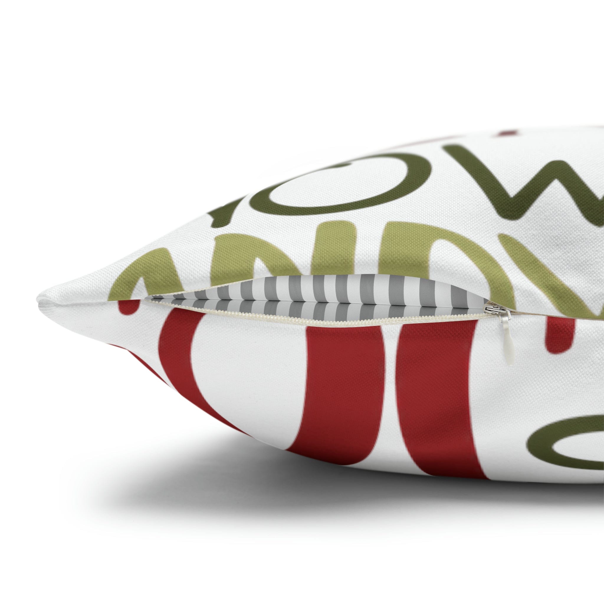 Kate McEnroe New York Holiday Throw Pillow Cover, Farmhouse Decor, Reindeer, Mistletoe, Believe, Winter Wonderland, Jingle Bells, Word Art Christmas PillowcaseThrow Pillow Covers66441887106795551151