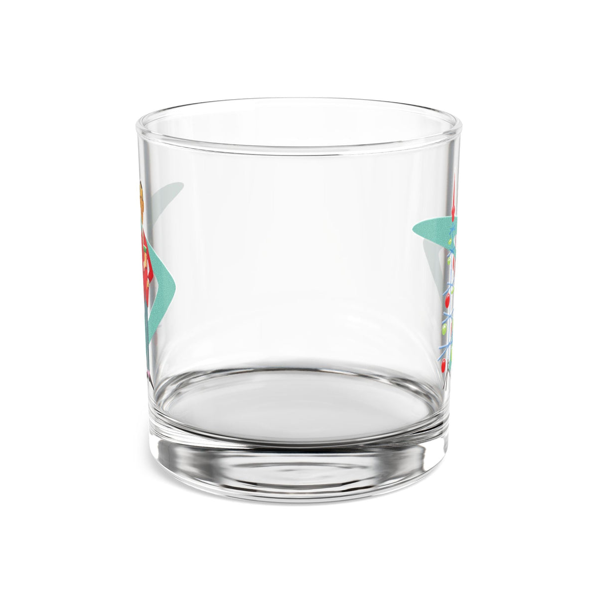 Kate McEnroe New York Kitsch Christmas 1950s Mid Century Modern Retro Rocks GlassWhiskey Glass29709452324100021893-4
