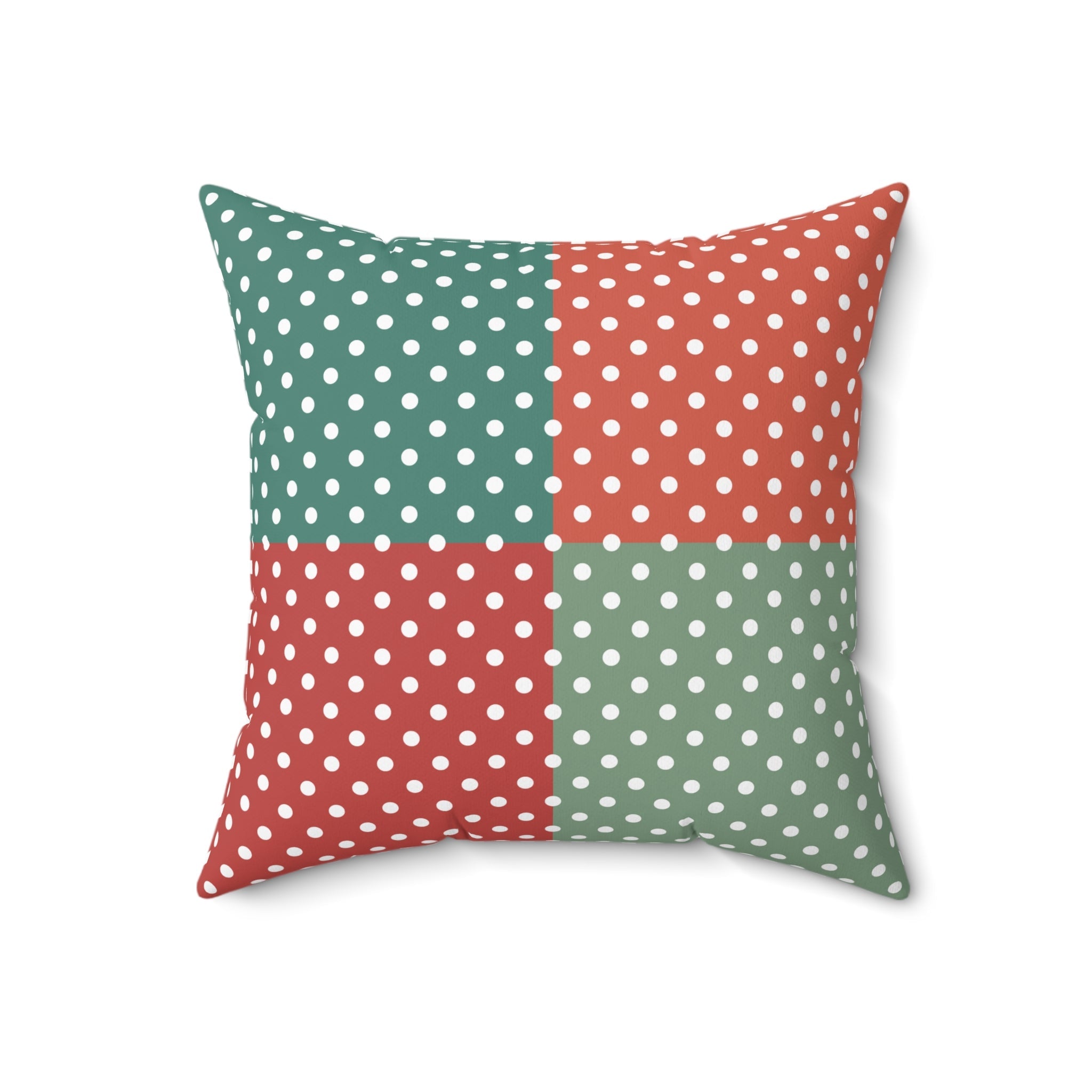 Kate McEnroe New York Kitschy Mermaid Retro Polka Dots Mid Century Modern Throw PillowThrow Pillows24877103262213305699