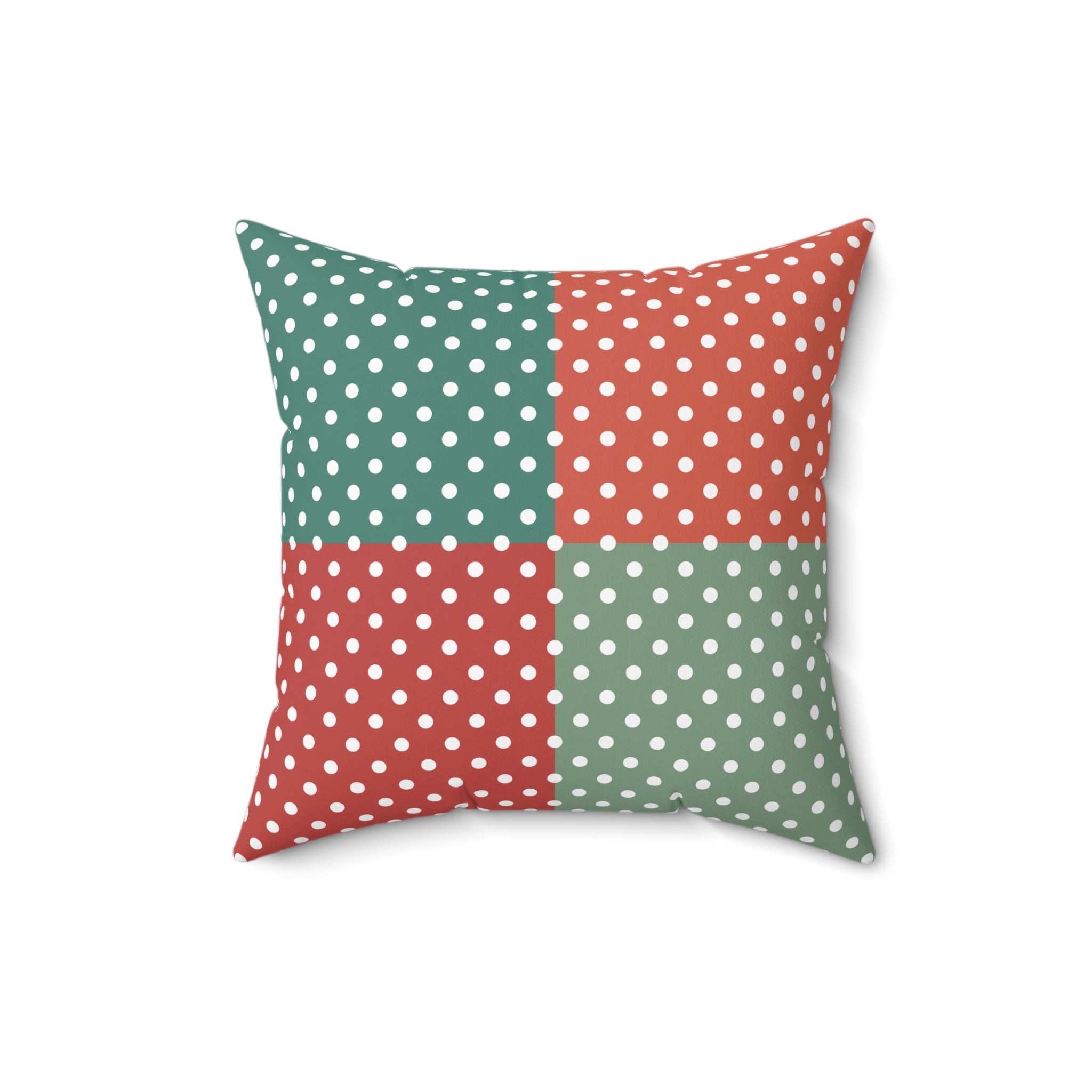 Kate McEnroe New York Kitschy Mermaid Retro Polka Dots Mid Century Modern Throw PillowThrow Pillows32285181844658160822