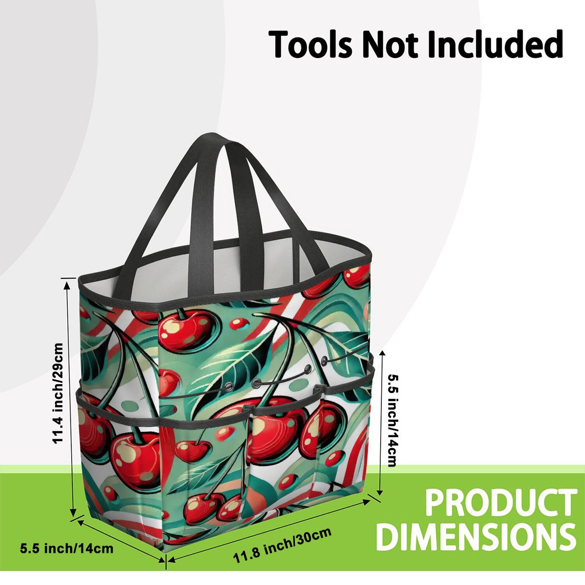 Kate McEnroe New York Kitschy Retro Cherry Mid Century Modern Garden Tool BagGarden Tool Bag6scyNJqupb