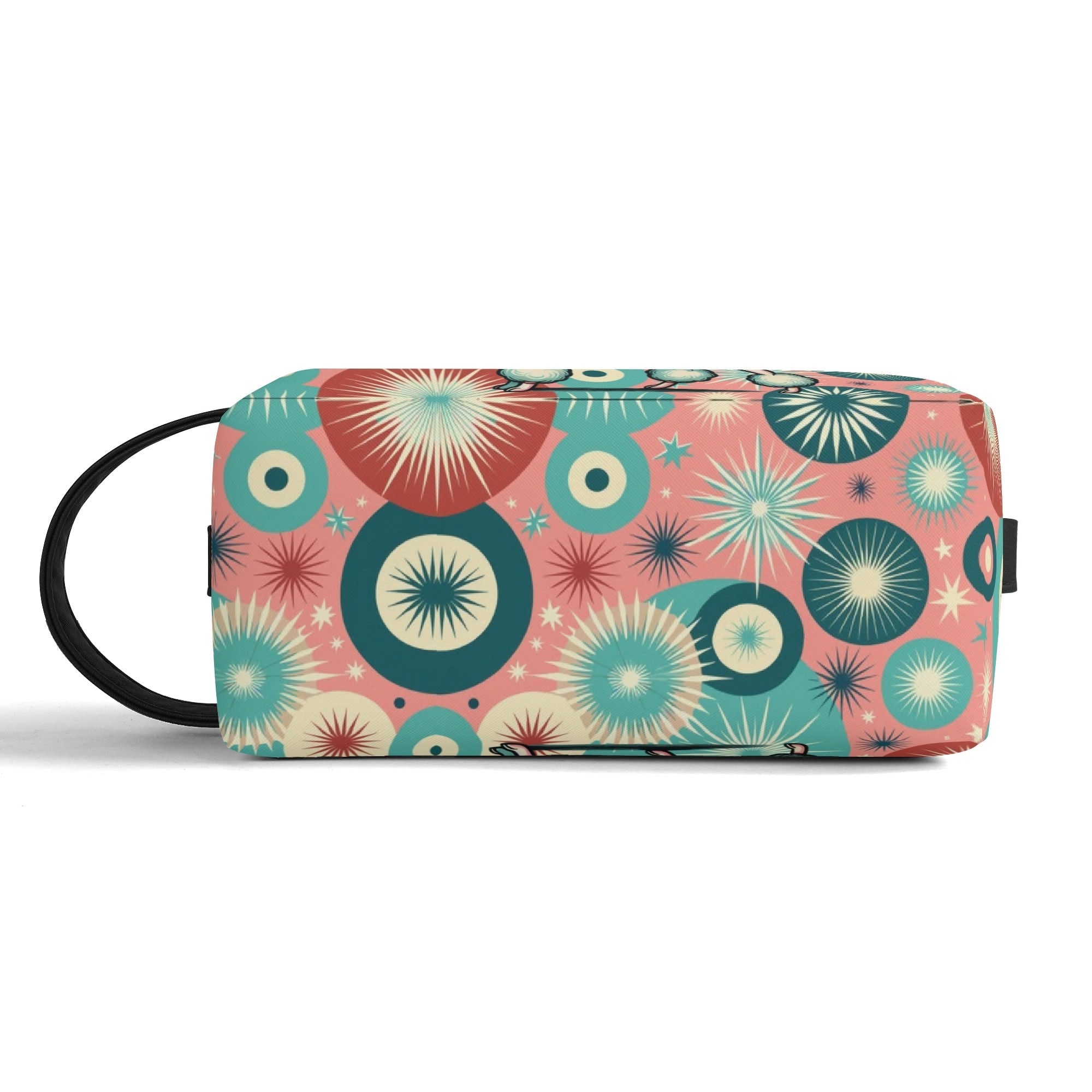 Kate McEnroe New York Kitschy Retro Poodle Mid Century Modern Toiletry Bag, 50s Kitsch Dopp Kit, Atomic Age Travel OrganizerCosmetic & Toiletry BagsW0ZGLQ2W - 2