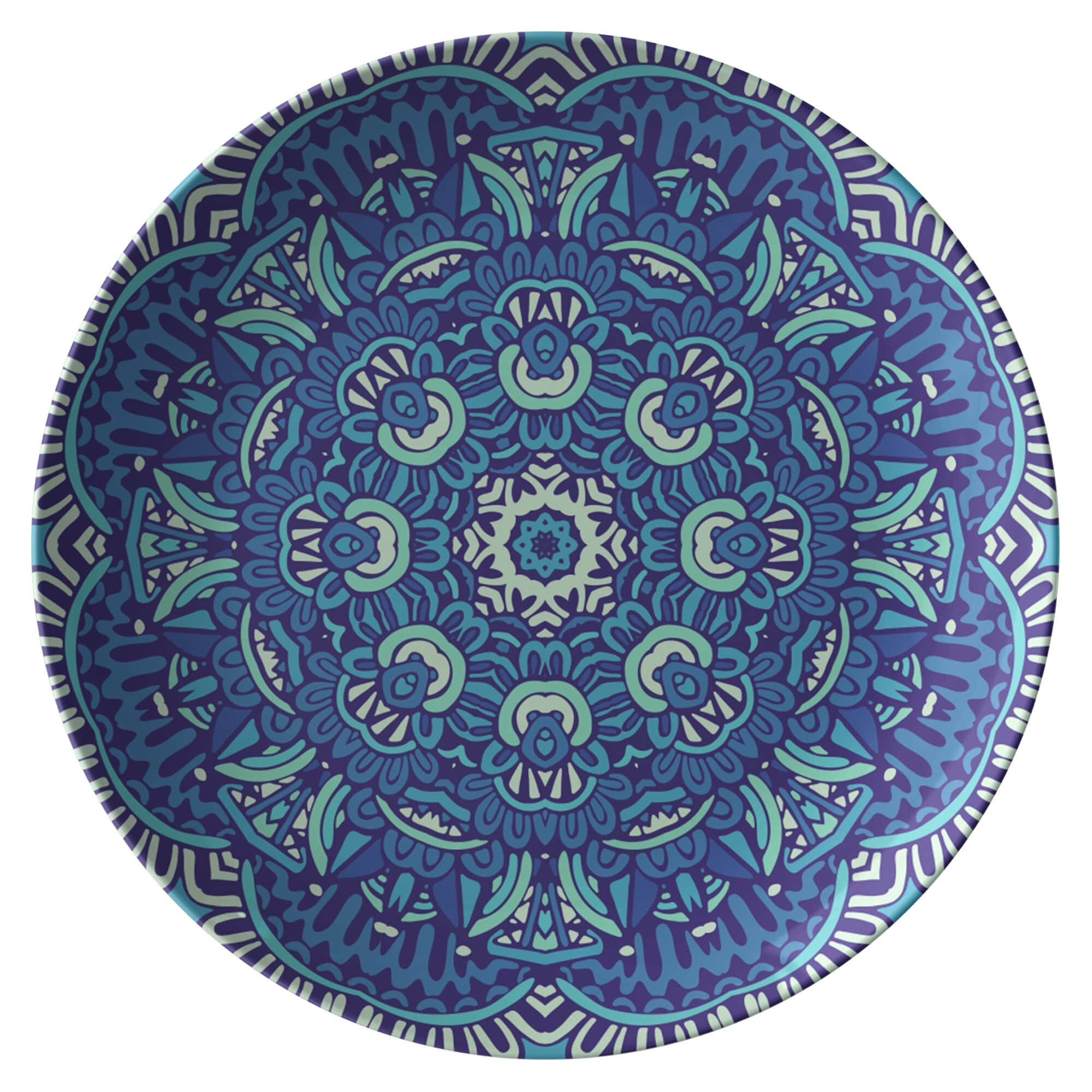 Kate McEnroe New York Mandala Dinner PlatesPlatesP20 - MAN - FLO - 86S