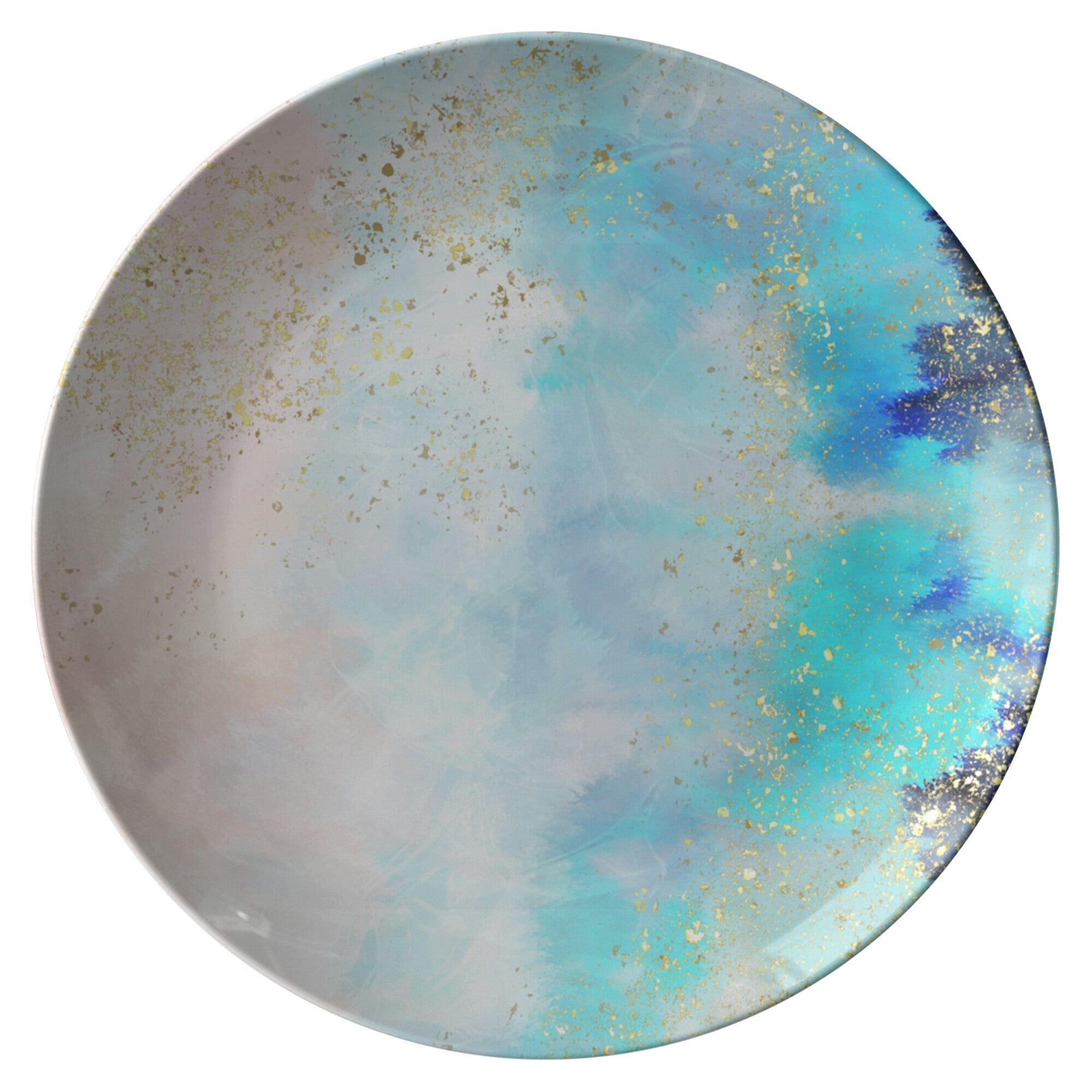 Kate McEnroe New York Marble Glitter Dinner PlatePlatesP20 - EME - MAR - 12AS