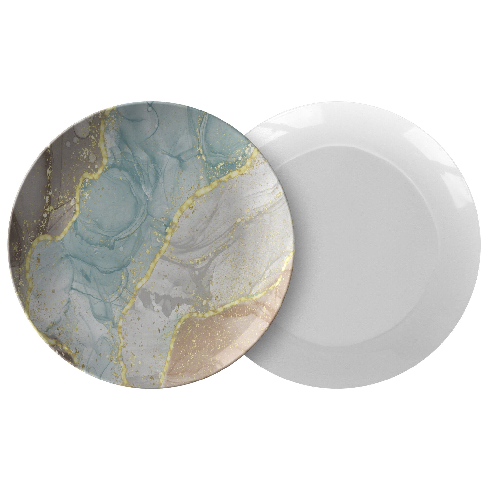 Kate McEnroe New York Marble Pastel Dinner PlatePlatesP20 - DIN - PAS - 94S
