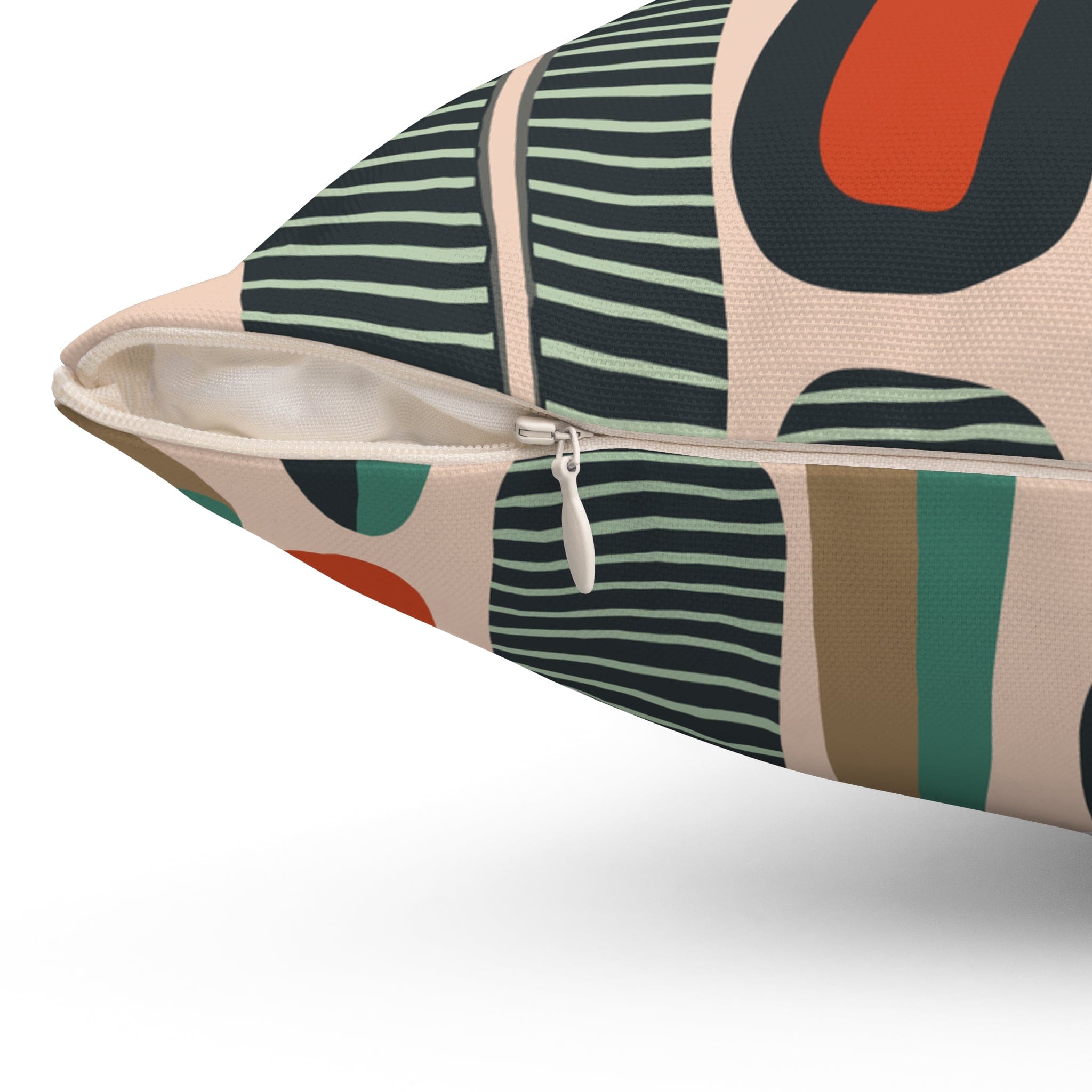 Kate McEnroe New York MCM Abstract Throw Pillow, Retro Chic Cushion Cover, Organic Shapes Pillow Sham, Mid - Century Modernist DecorThrow Pillows56174234549854756774