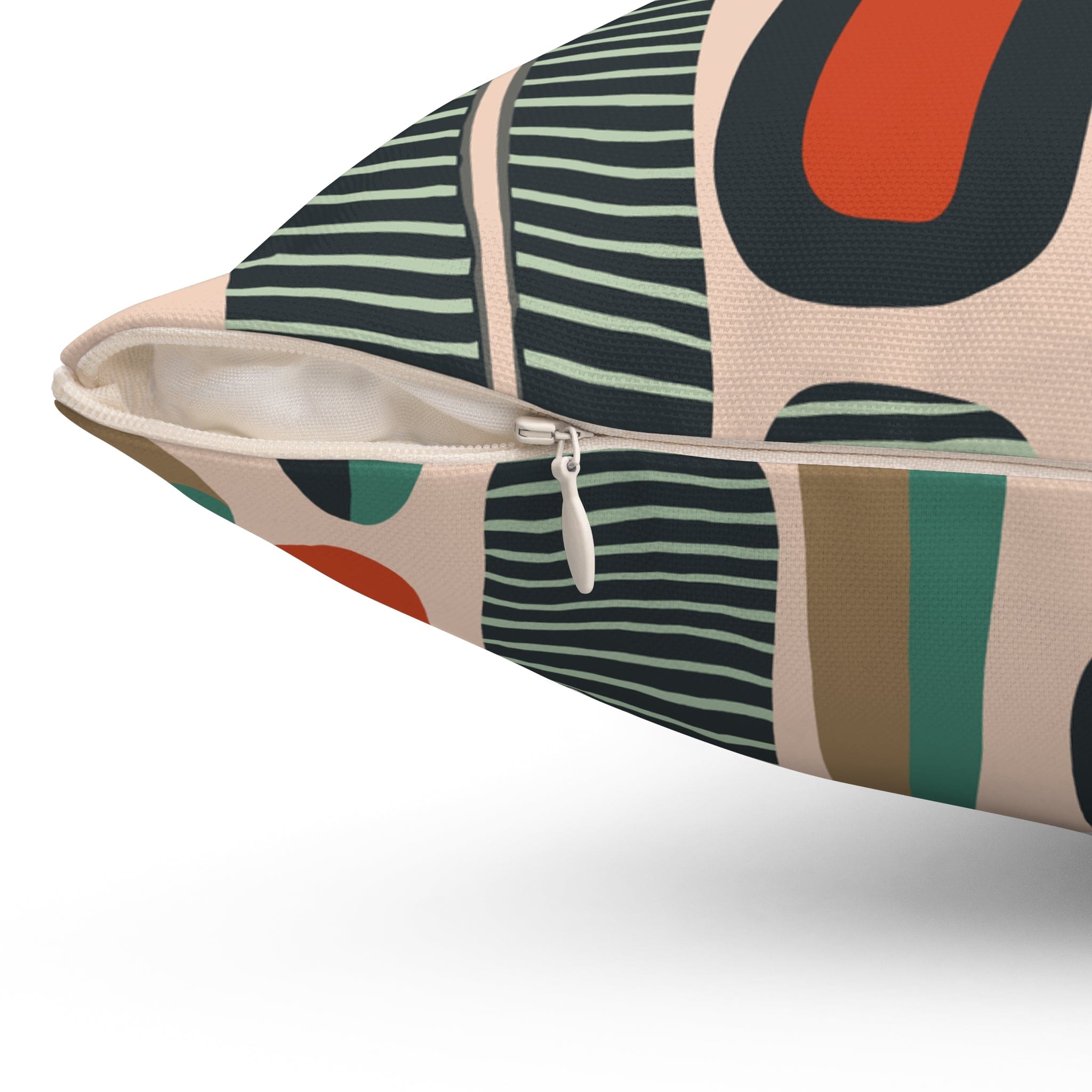 Kate McEnroe New York MCM Abstract Throw Pillow, Retro Chic Cushion Cover, Organic Shapes Pillow Sham, Mid - Century Modernist DecorThrow Pillows56174234549854756774