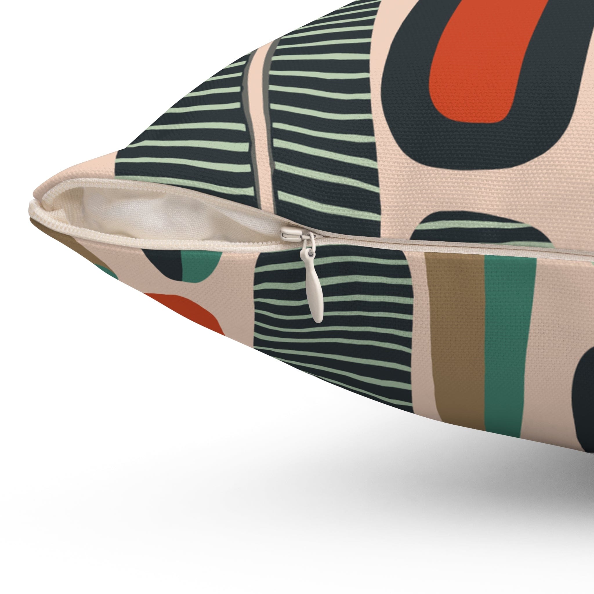 Kate McEnroe New York MCM Abstract Throw Pillow, Retro Chic Cushion Cover, Organic Shapes Pillow Sham, Mid - Century Modernist DecorThrow Pillows56174234549854756774