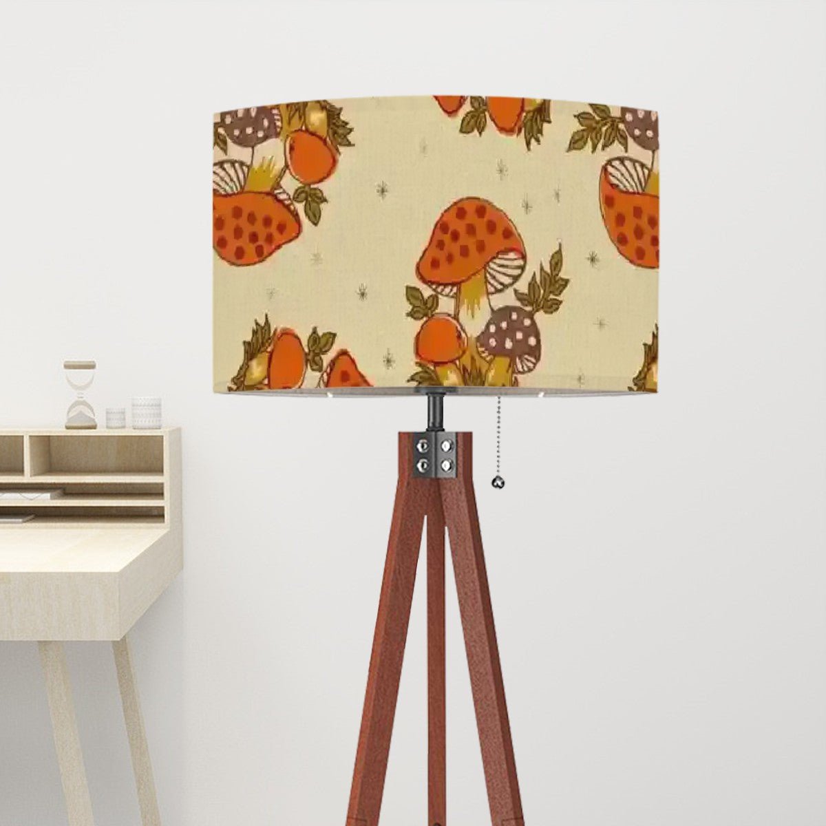 Kate McEnroe New York Merry Mushroom Cottagecore Tripod Floor Lamp, Retro 70s Groovy Lighting, Mid Century Modern Hippie Decor AccentFloor LampsqSBwOzvEWF