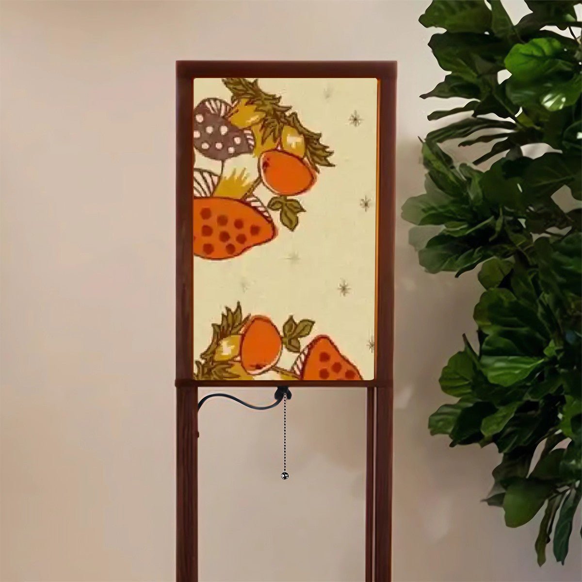 Kate McEnroe New York Merry Mushroom Floor Lamp with Shelves, Retro 70s Mushroom Decor, Mid Century Modern Cottagecore LightingShelf LightinggQTnH9BOvM