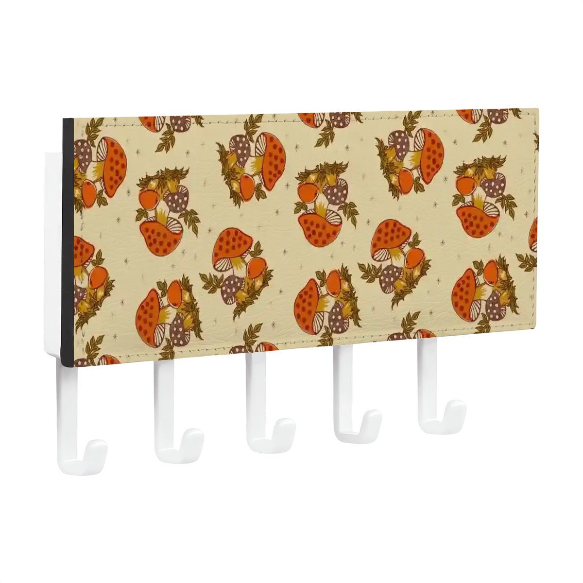 Kate McEnroe New York Merry Mushroom Key Holder, Retro 70s Wall Mount Organizer, Vintage Cottagecore Entryway HooksKey Holder Wall Mount4RVbMdxuZW